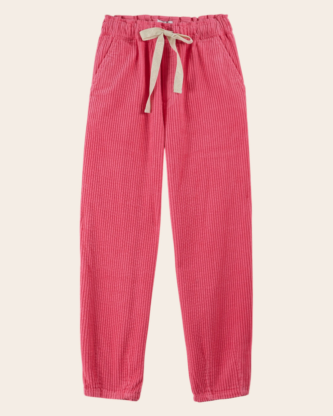 Pantalon - Velours cotelé rose bonbon