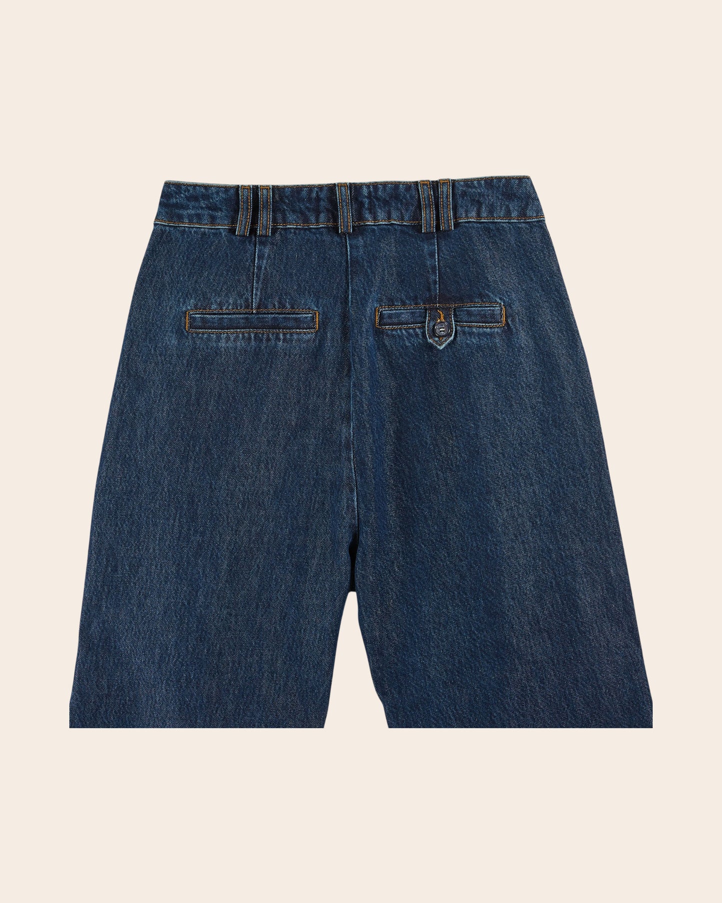 Pantalon - Midi 3/4 denim bleu