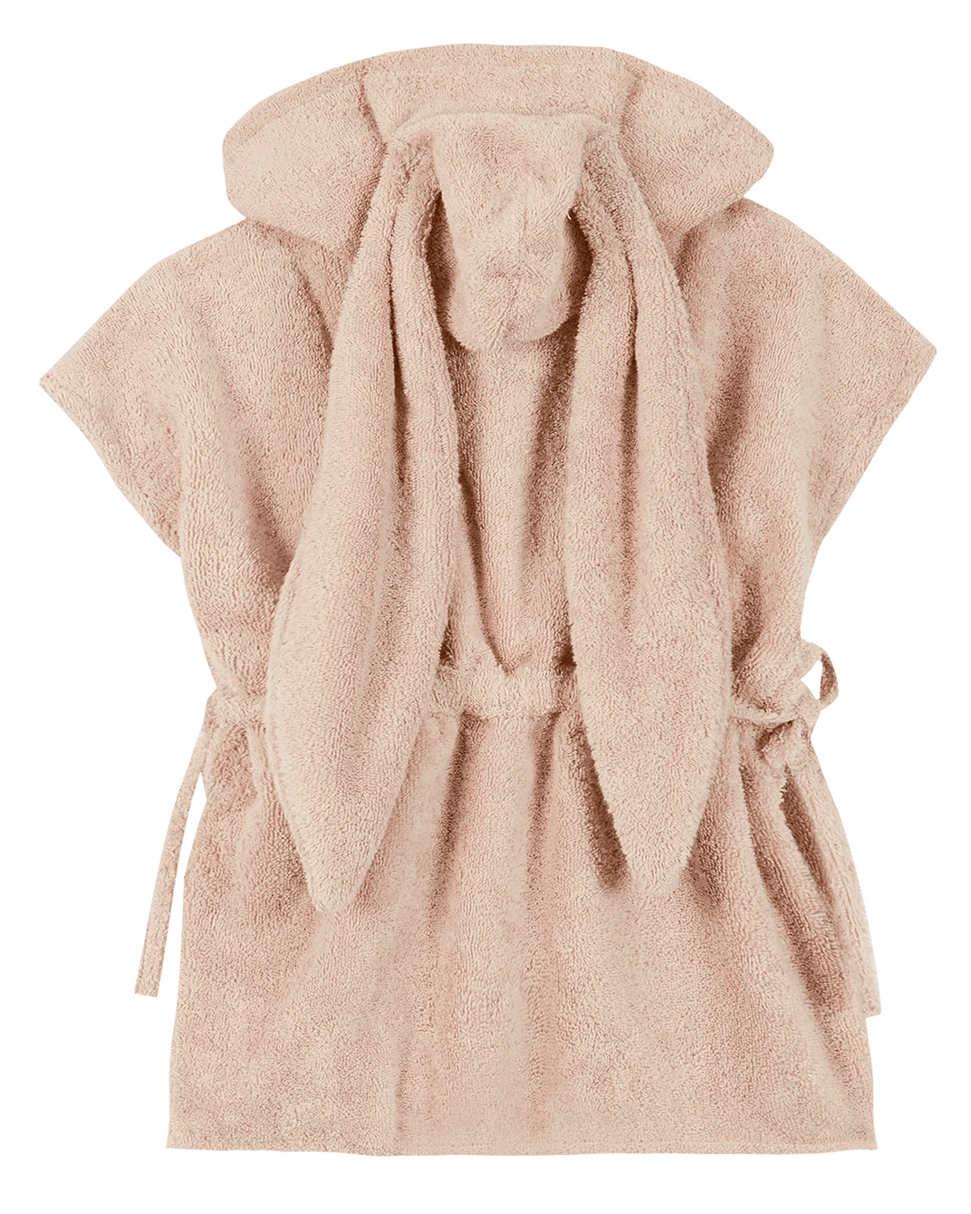 Peignoir lapin éponge bio rose