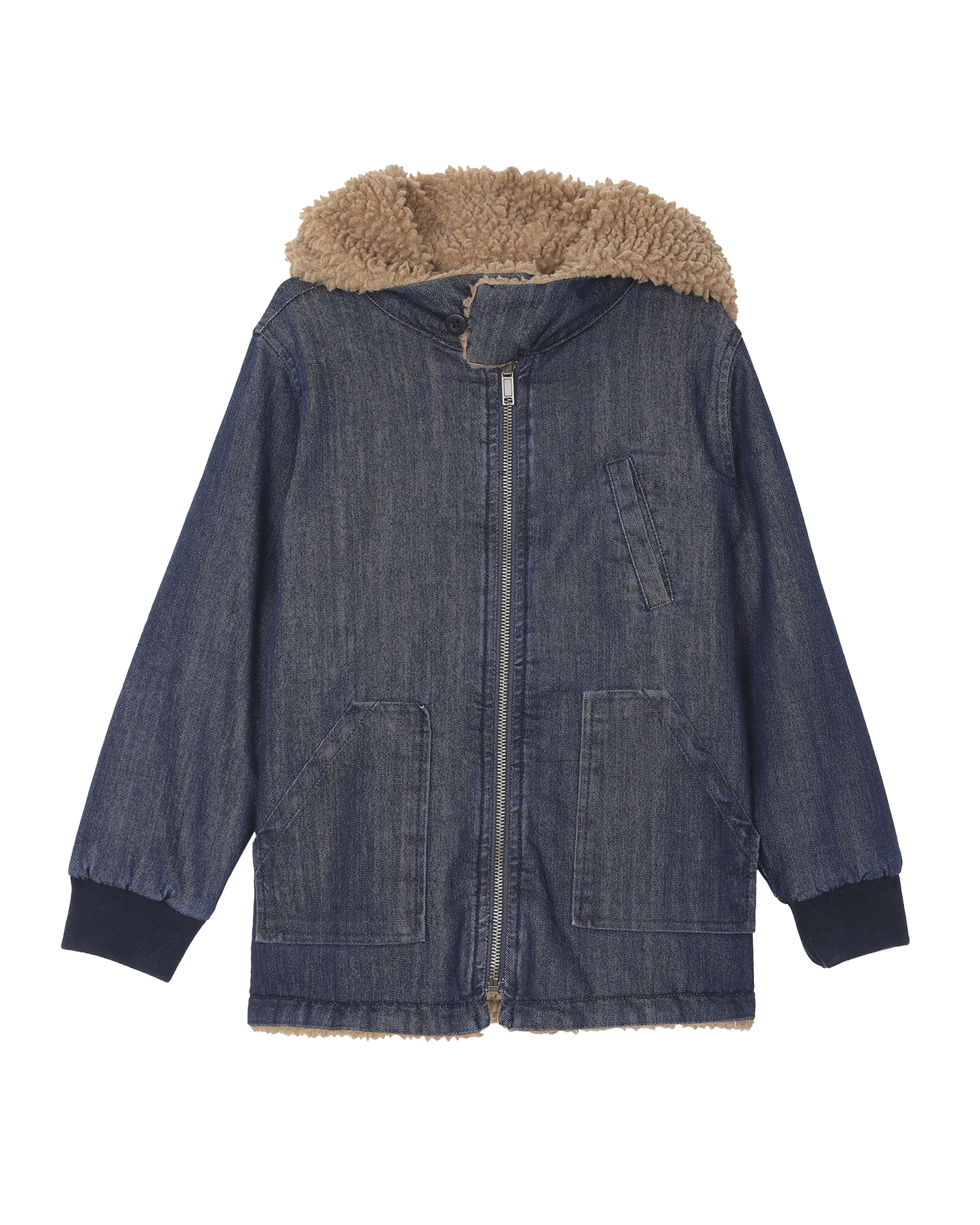 Parka réversible denim