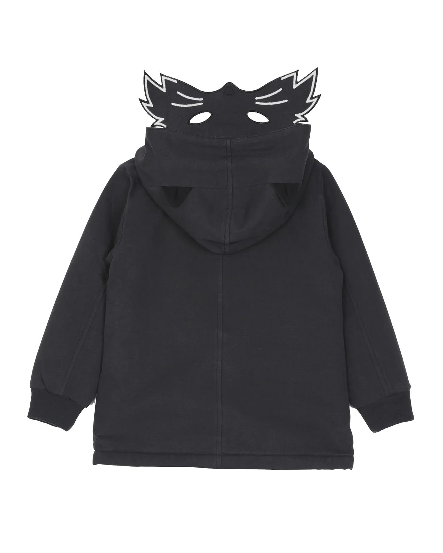 Parka loup bitume