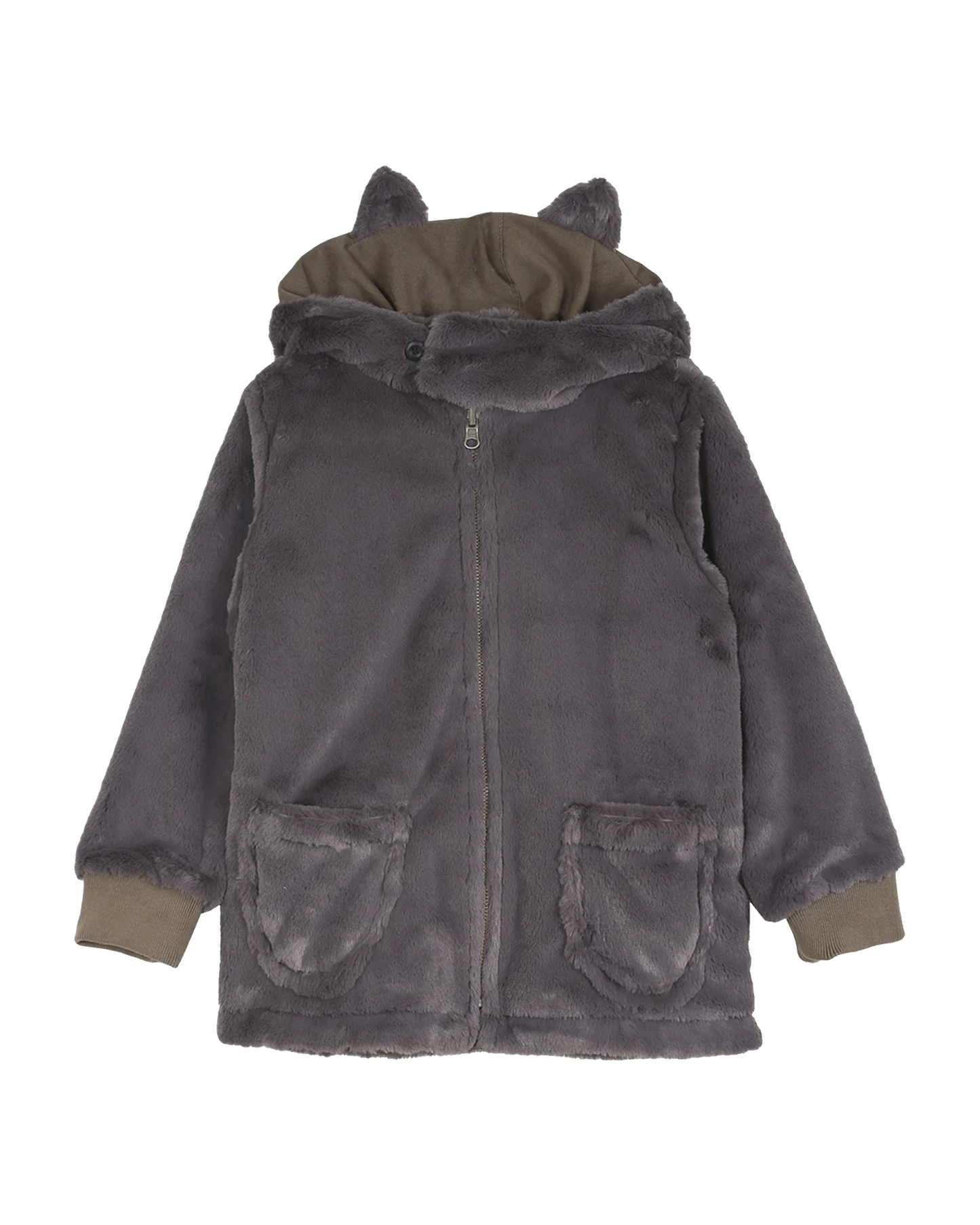 Parka réversible kaki