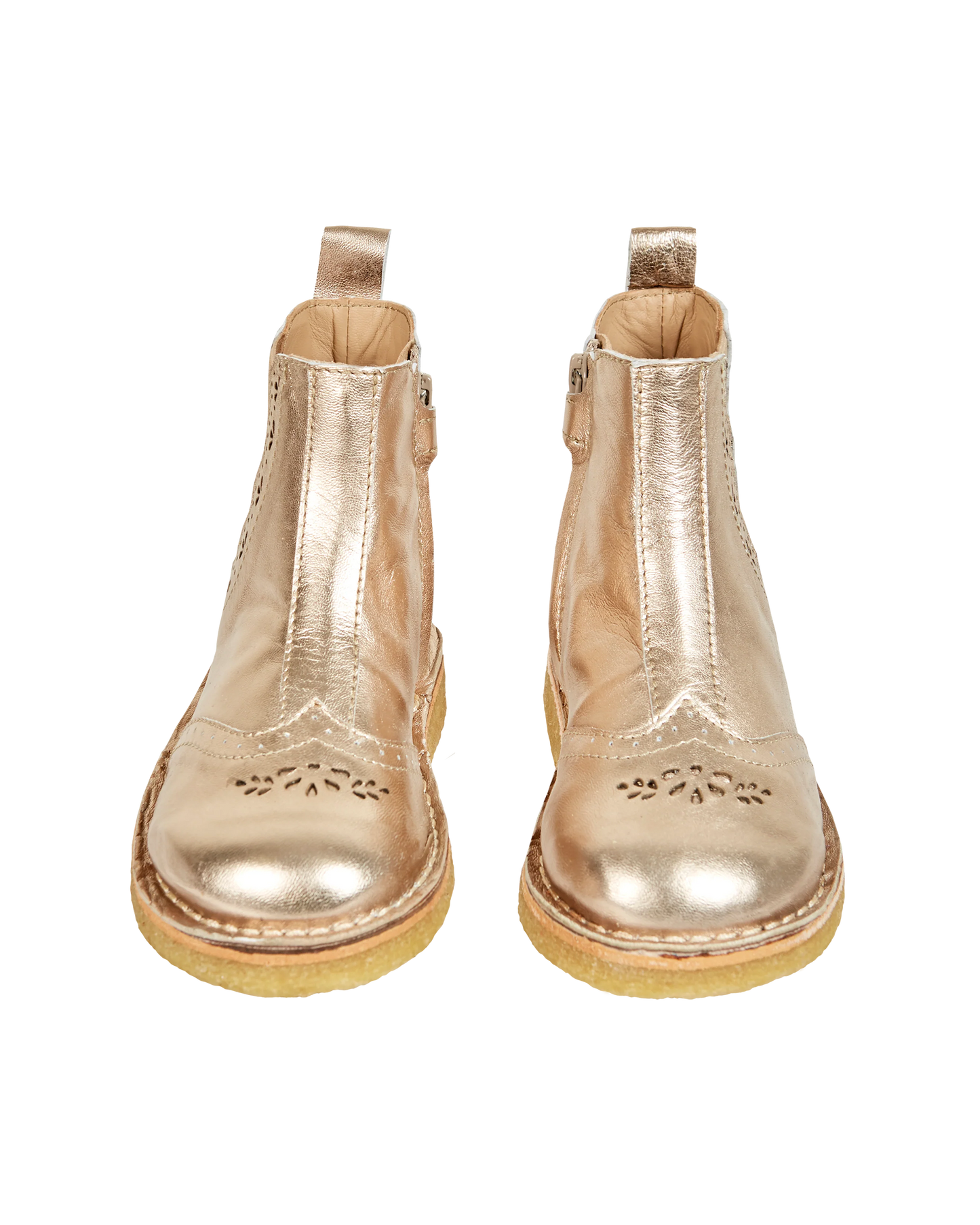 Bottines prairie cuir doré