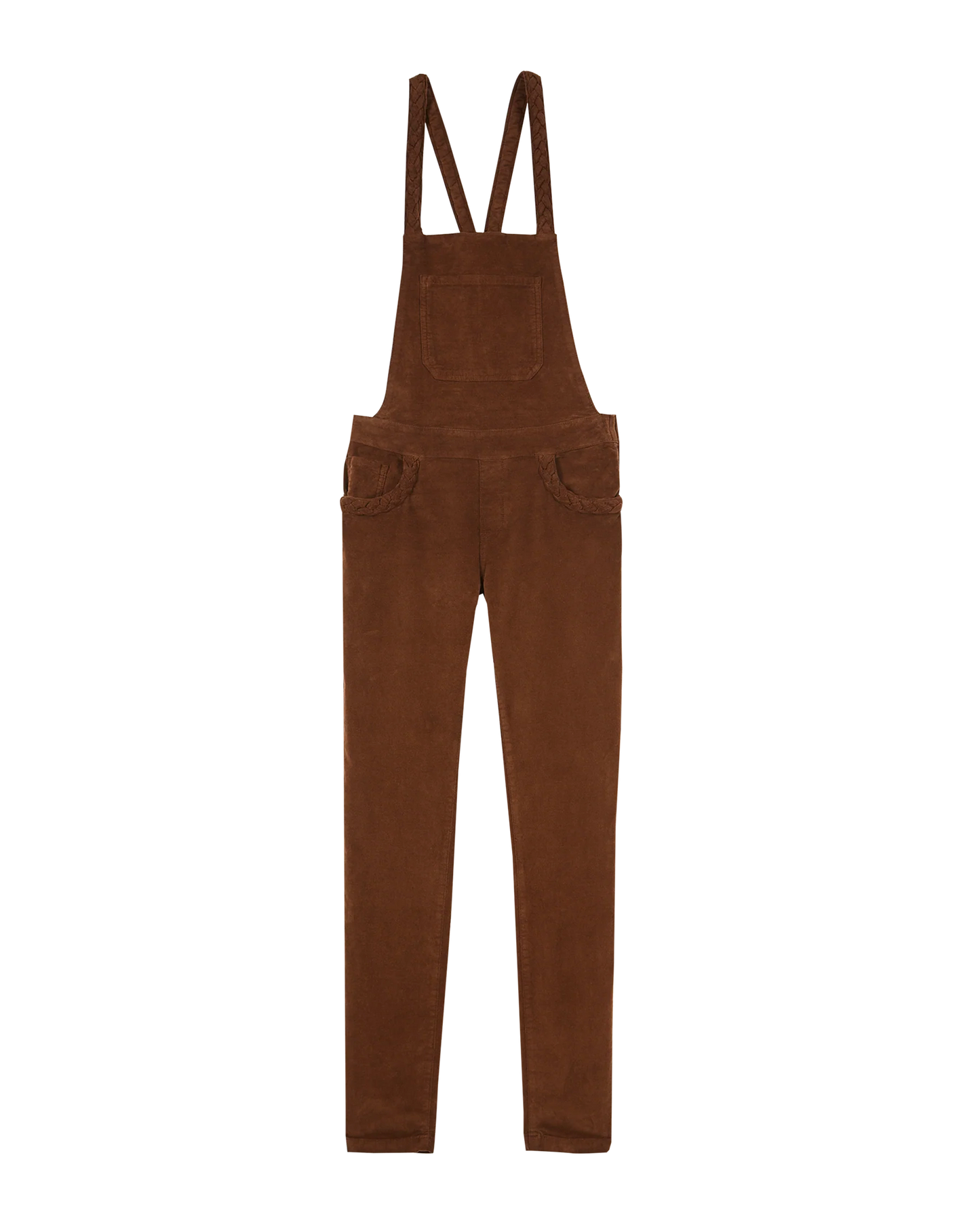 Salopette tresses velours chocolat