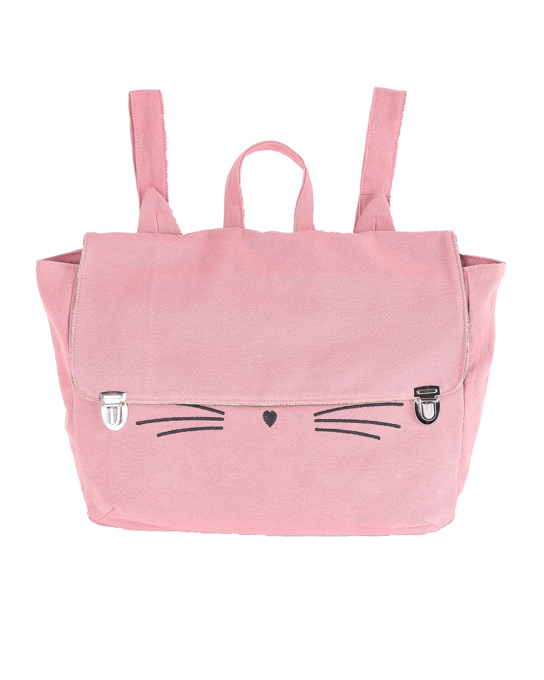 Cartable rose chat