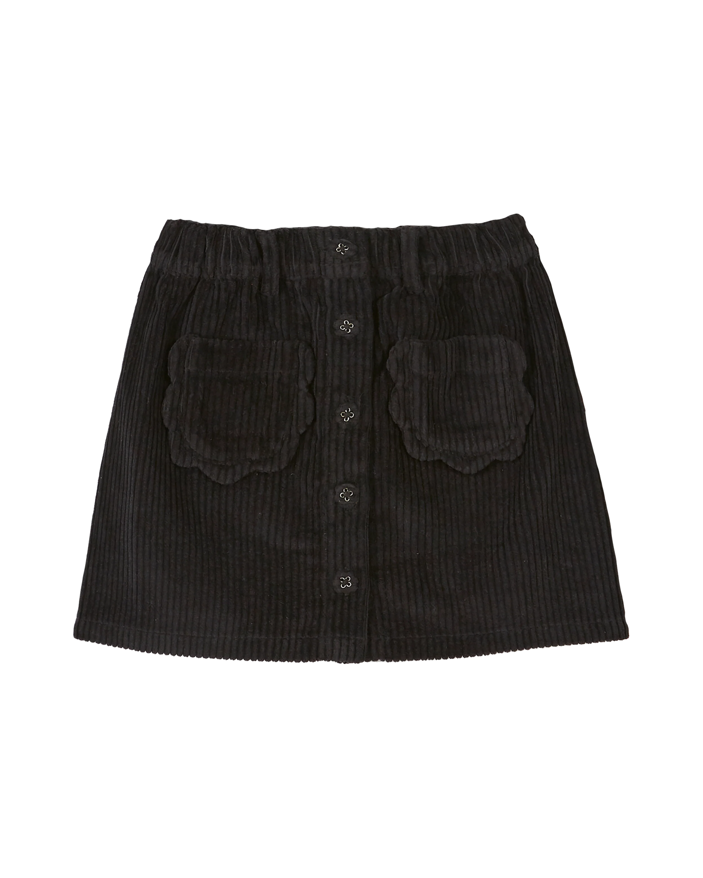 Mini-jupe velours noir