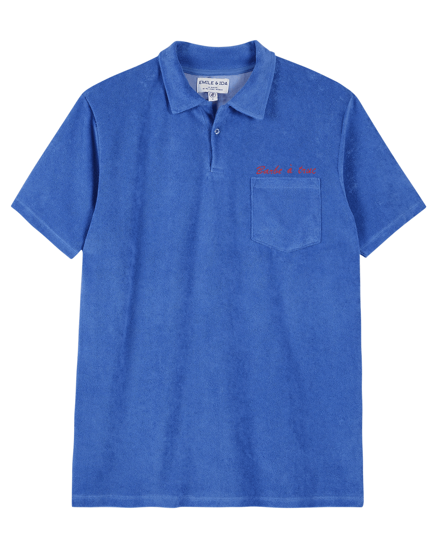 Polo unisexe éponge céleste