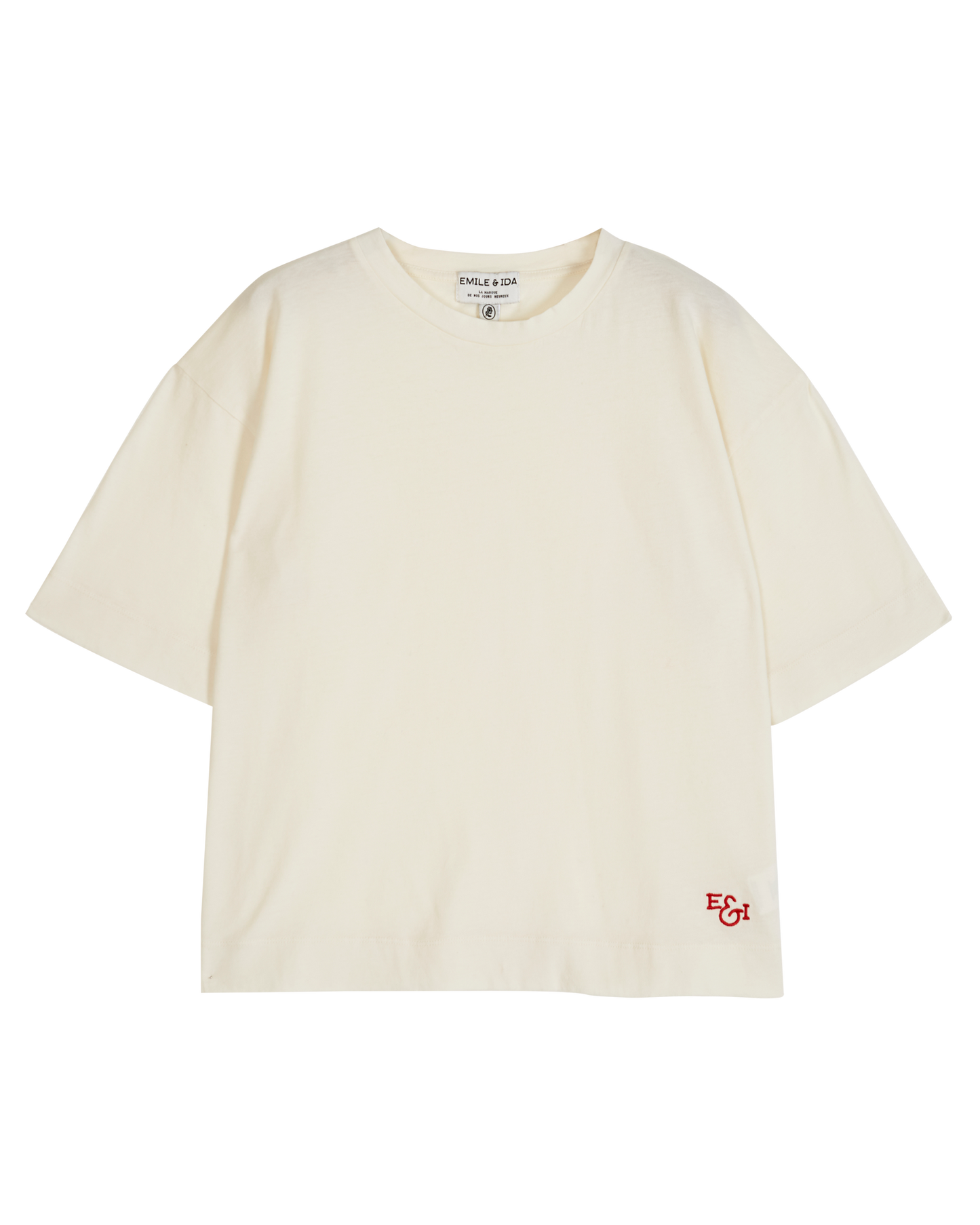 T-shirt oversize coton bio écru
