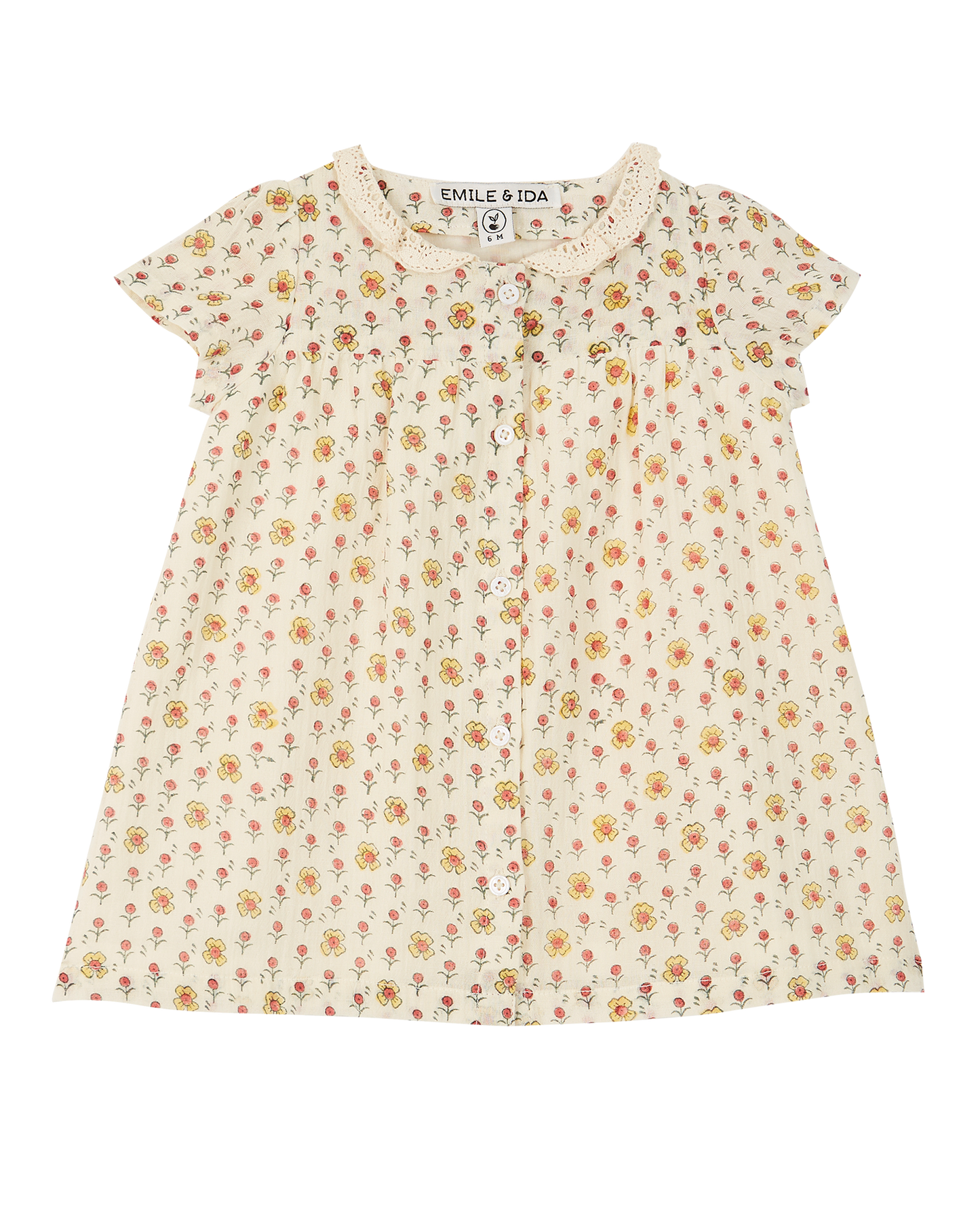 Robe coton écru Daisy