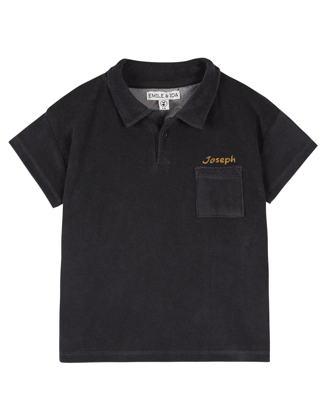 Polo enfant éponge bitume