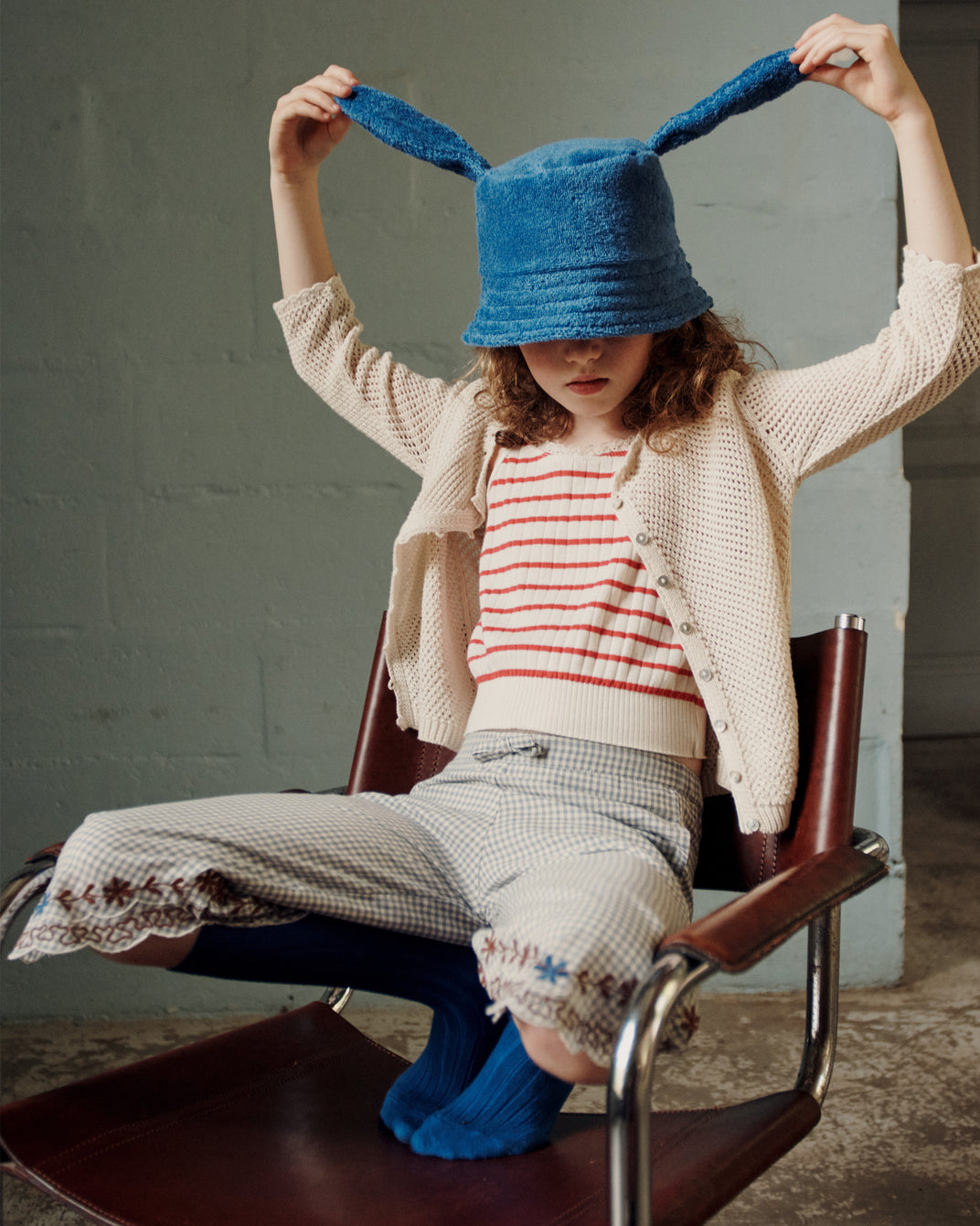 Cardigan coton bio écru