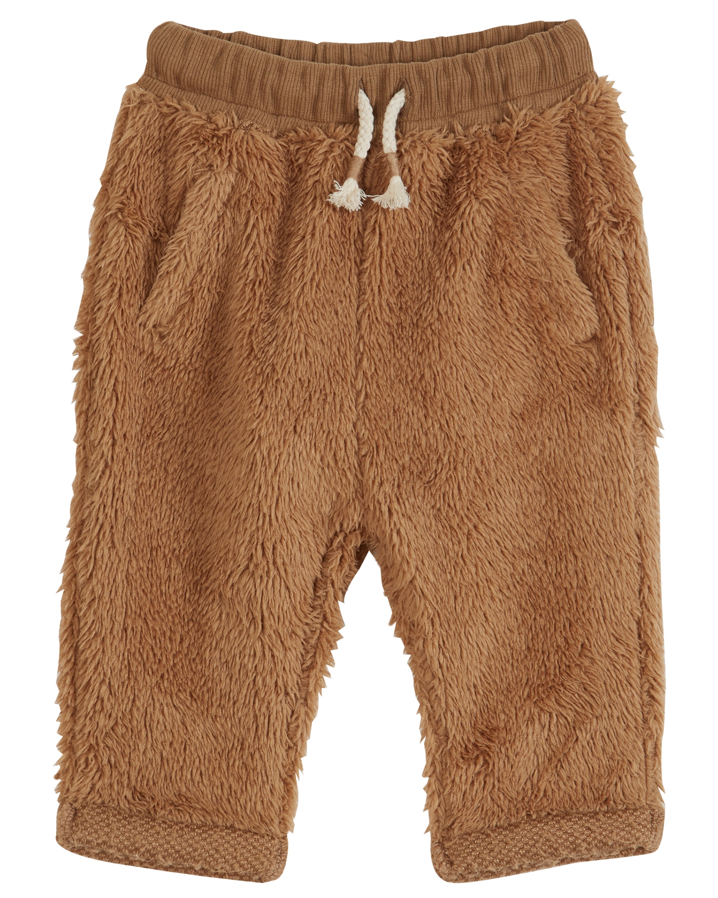 Pantalon peluche macadamia