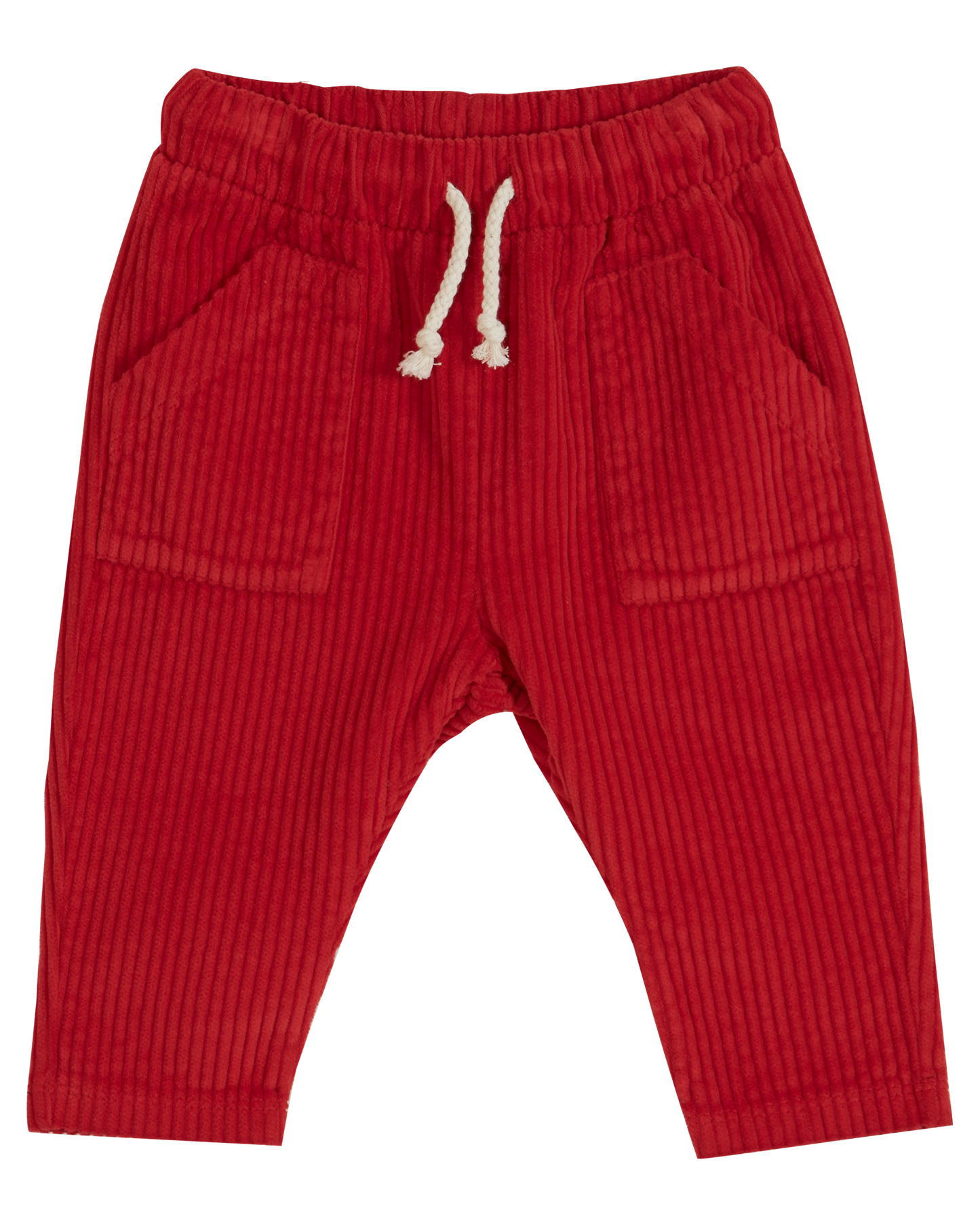 Pantalon velours rouge
