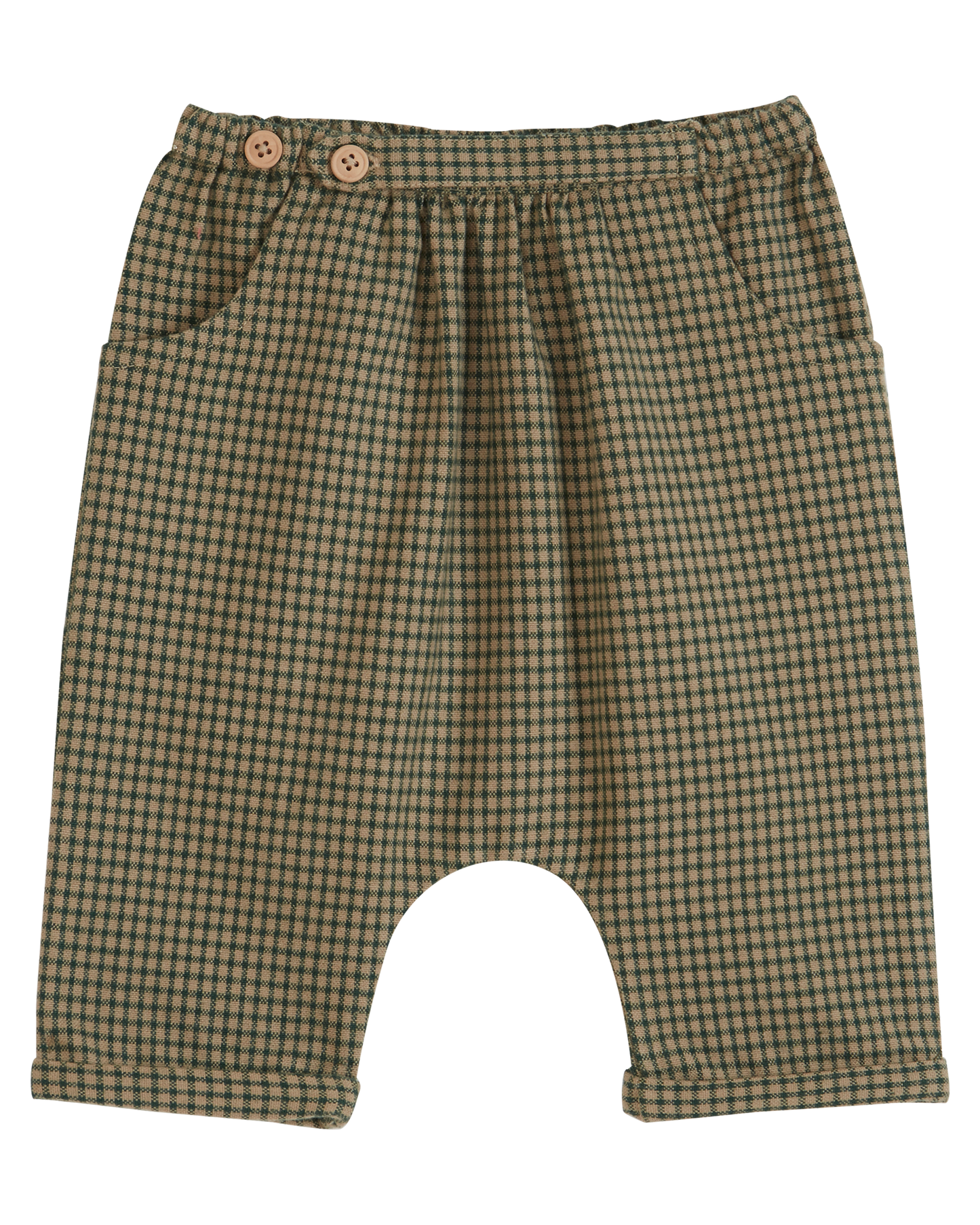 Pantalon carreaux denise vert