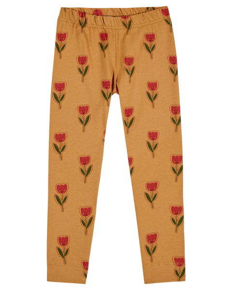 Legging tulipe joyeuse coton bio marron