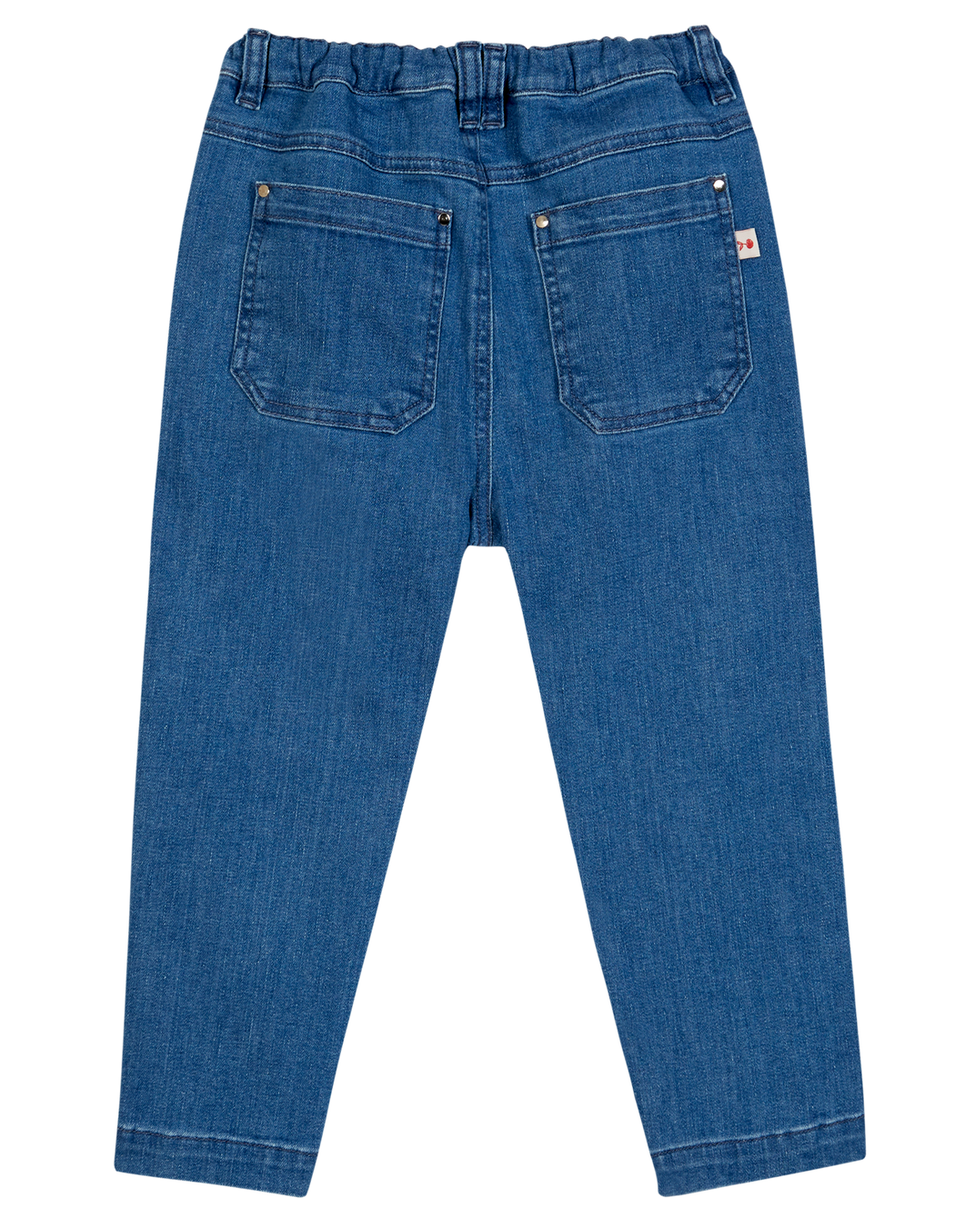 Jean mom denim bleu