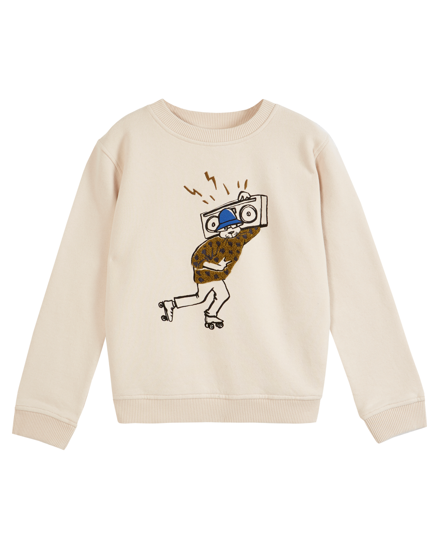 Sweat roller dance coton bio écru