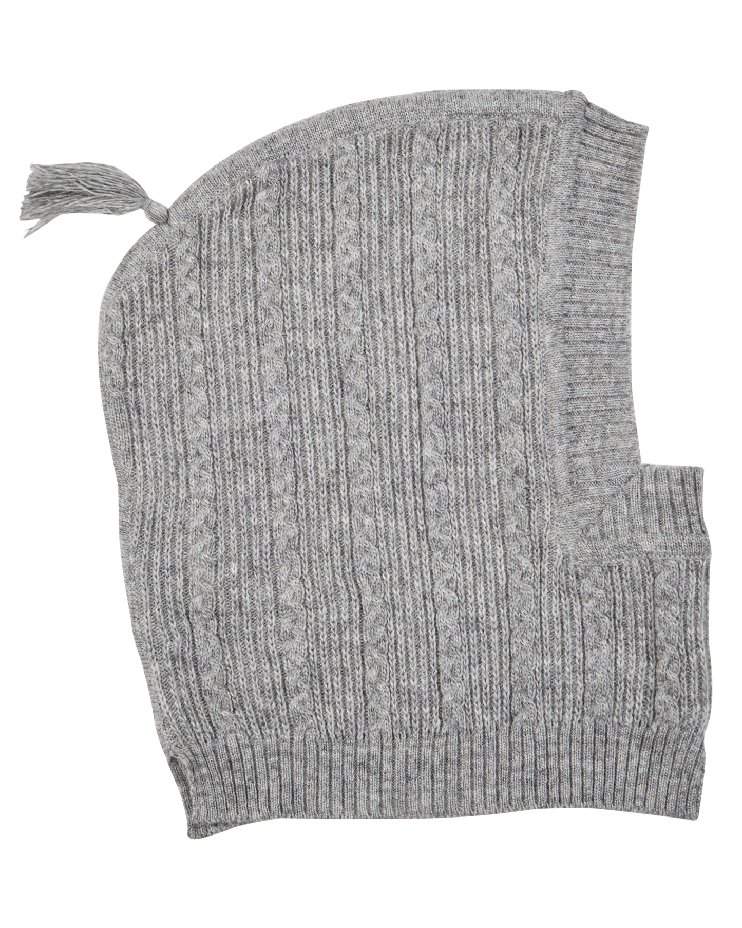 Cagoule gris chiné