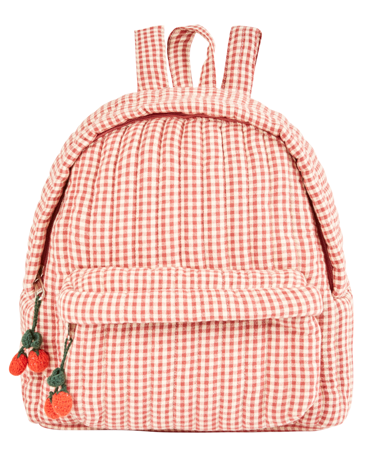 Sac à dos vichy framboise