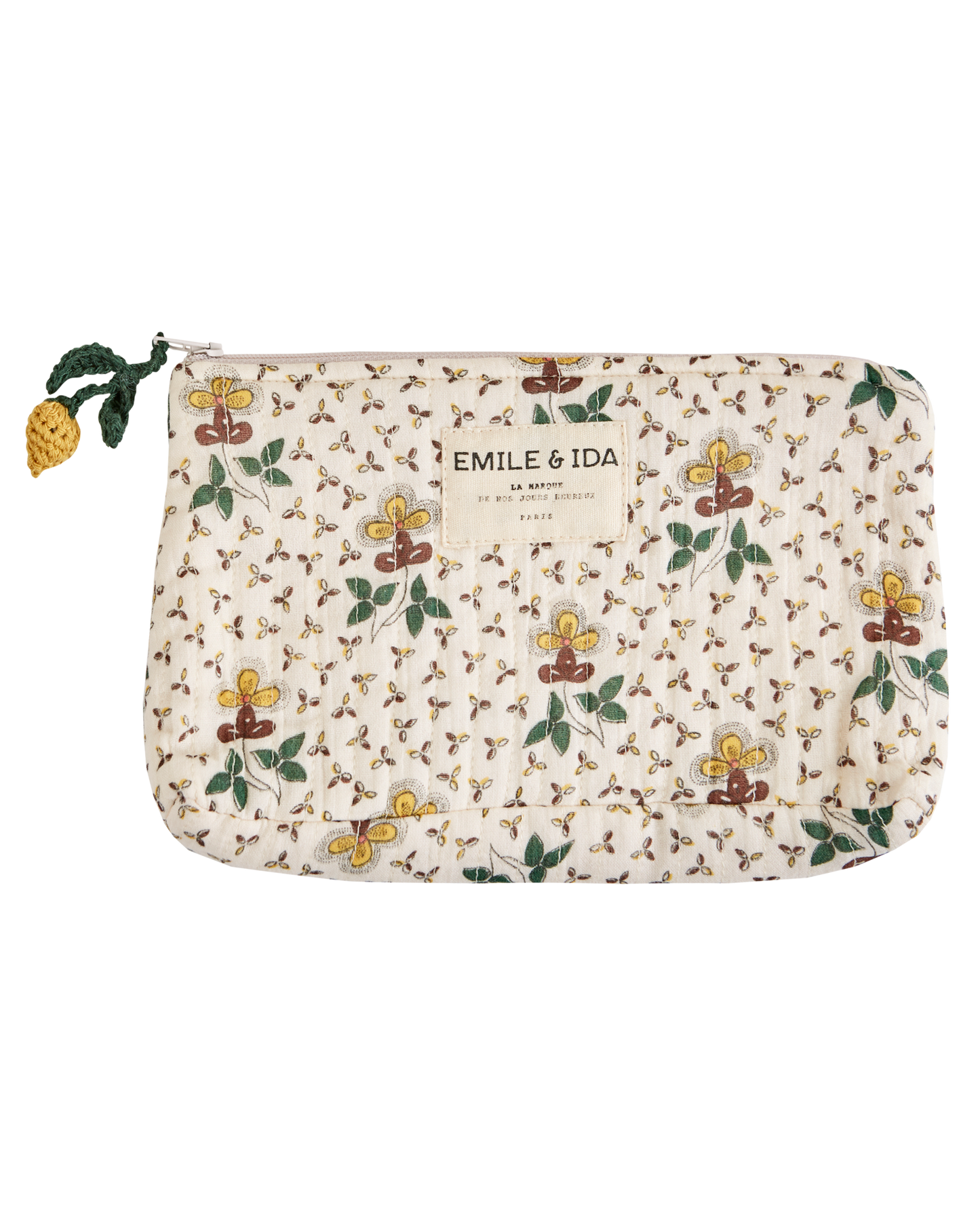 Trousse agate beige clair