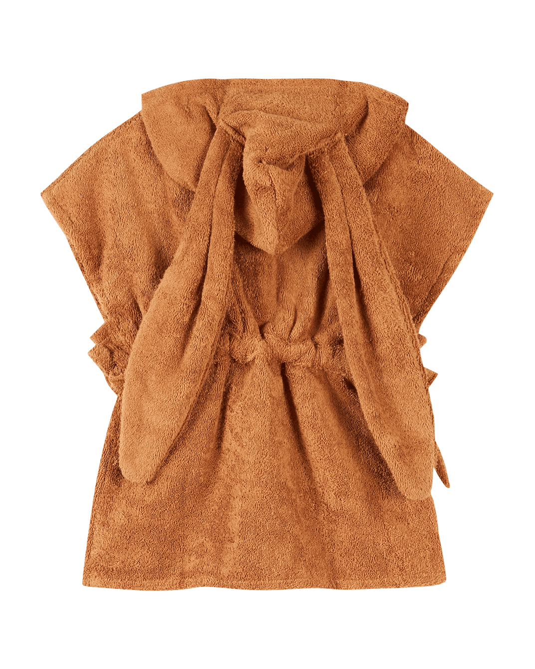 Peignoir lapin éponge bio caramel