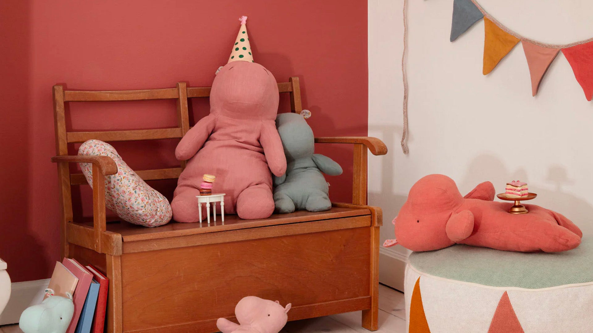 Navaris Bac à Jouets Boîte Rangement Renard 26.4 X 20 X 25.8 Cm Avec 4 Roulettes - 5.5L Pour Peluches Et Accessoires Enfant