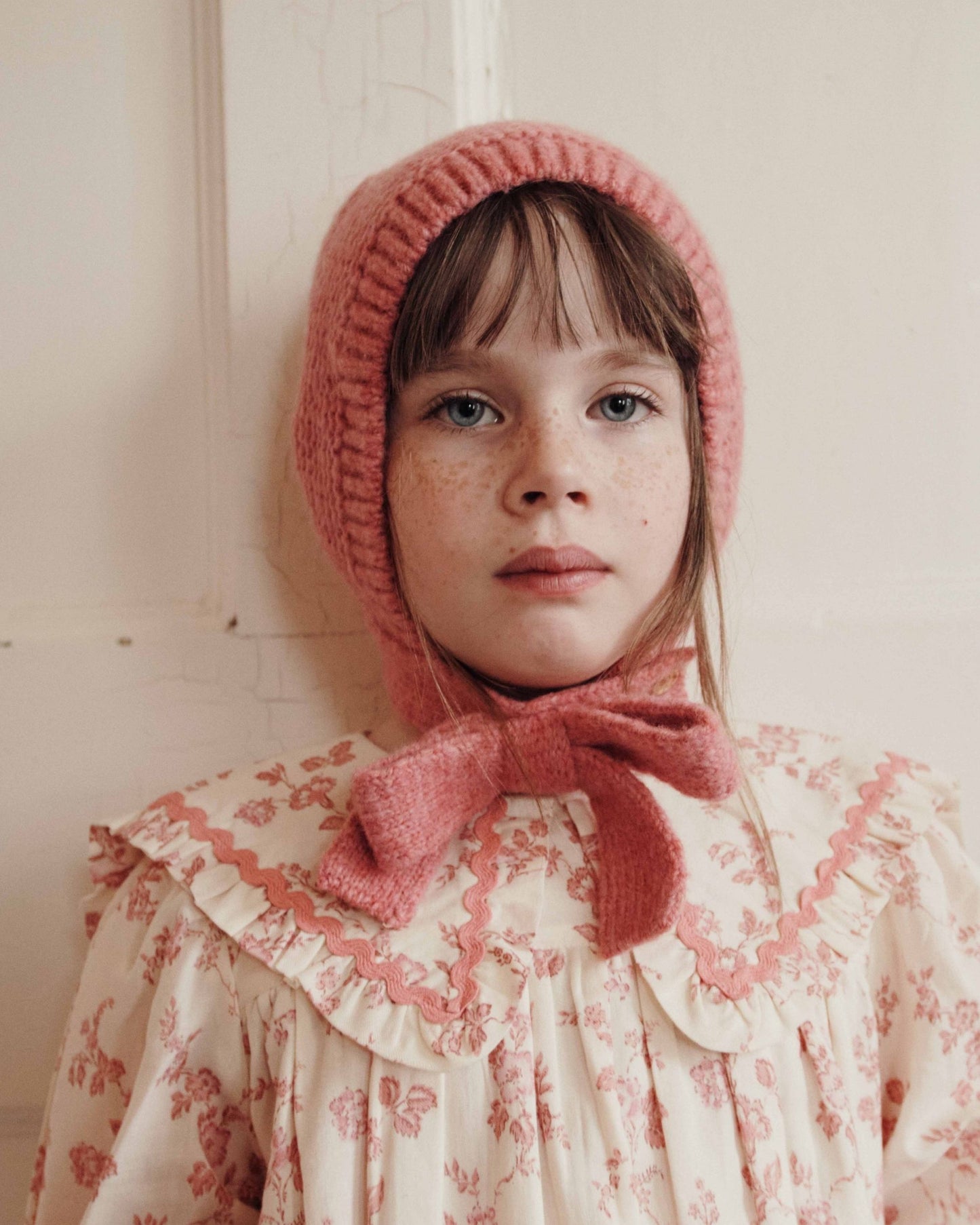 Capuche - Laine mérinos rose