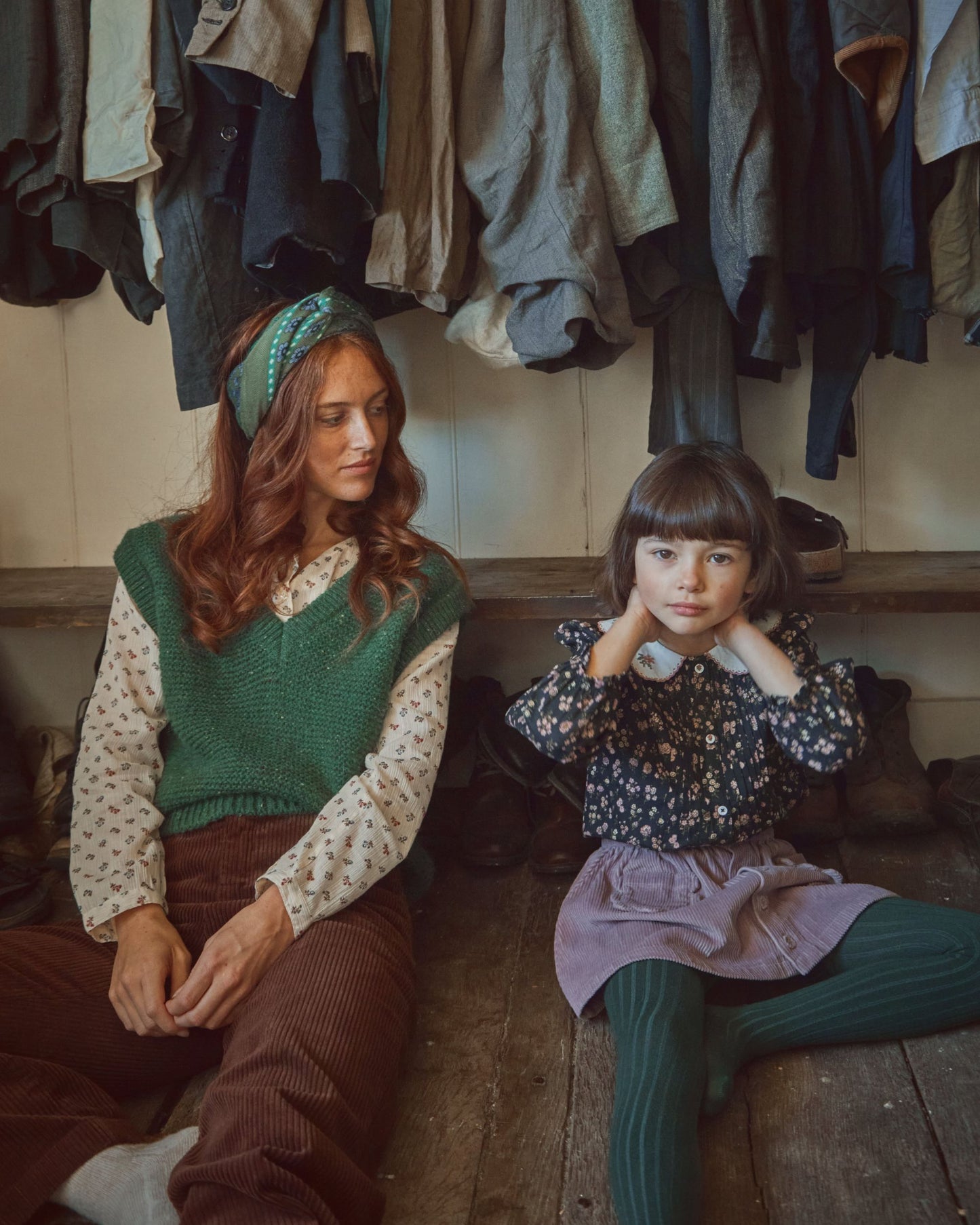 Blouse col brodé champêtre noir