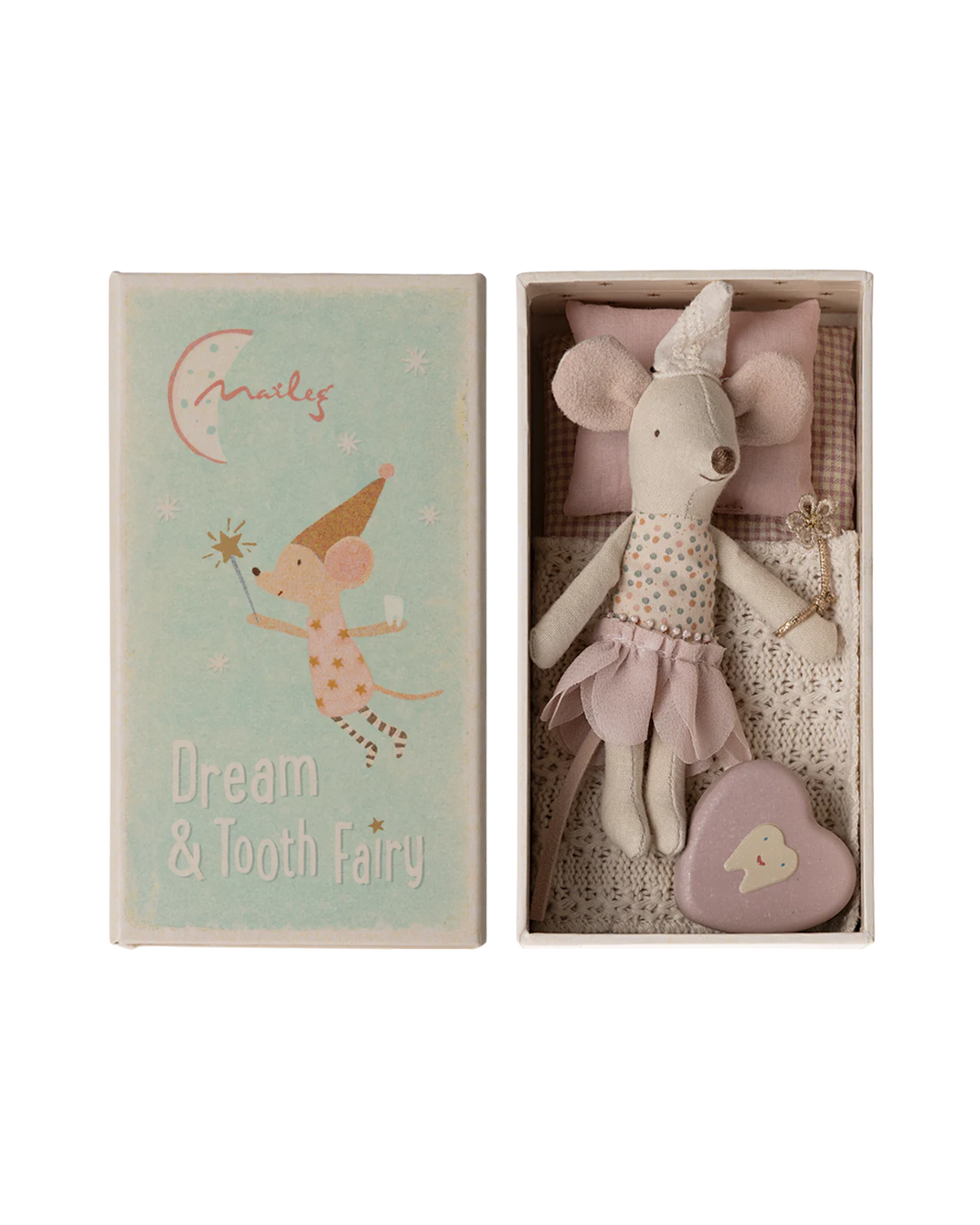 Tooth Fairy Mouse Little Sister Pink 11 cm - Maileg