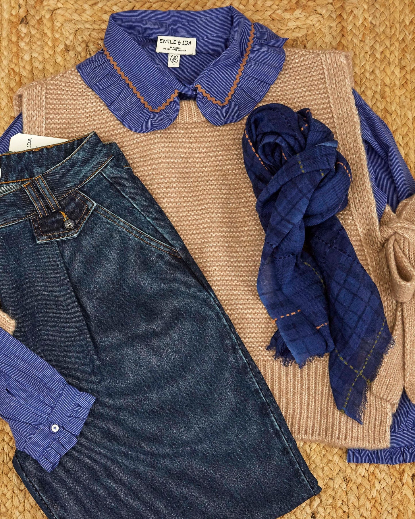 khadi stripe blouse khadi stripe