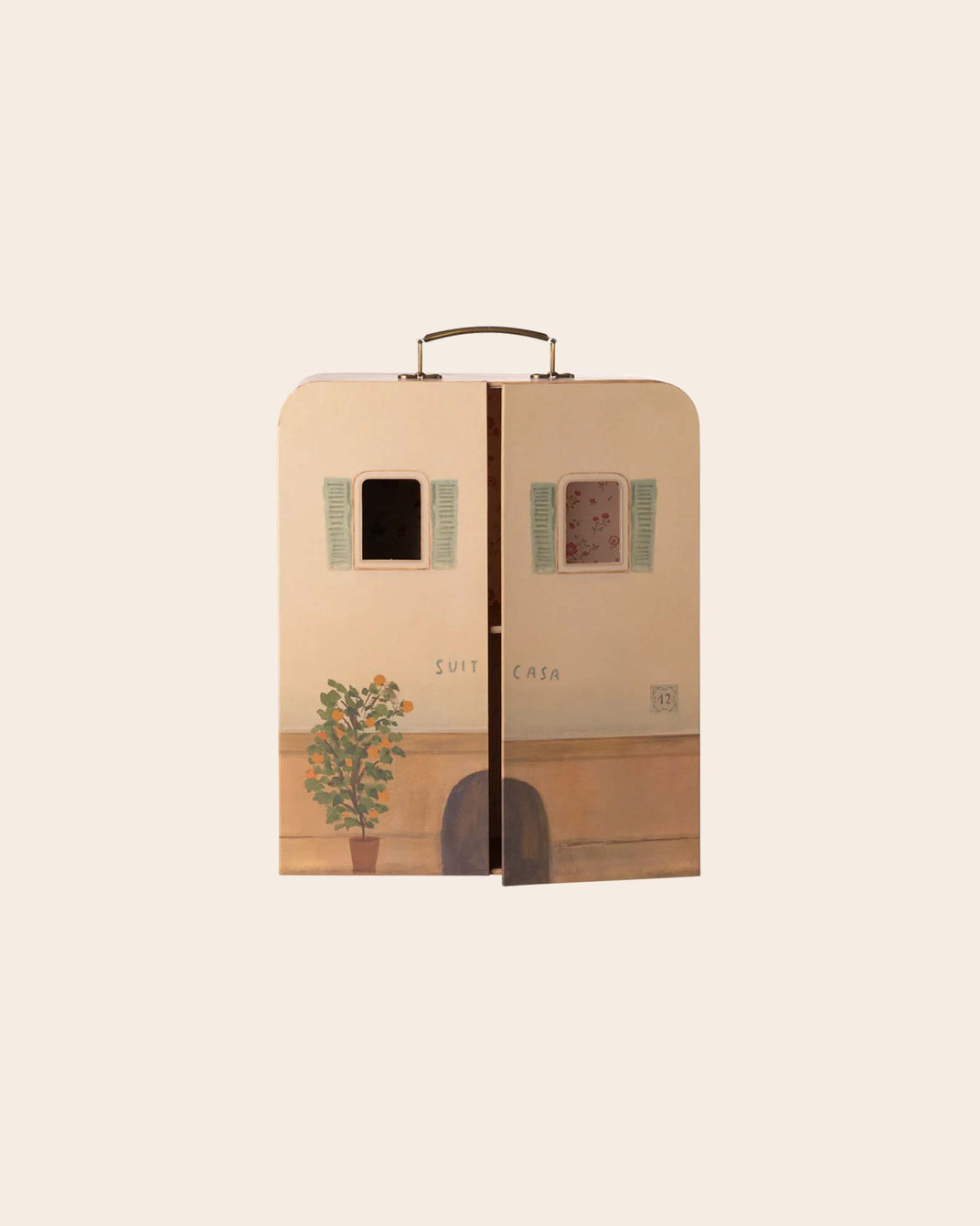 Maison suitcasa beige - Maileg