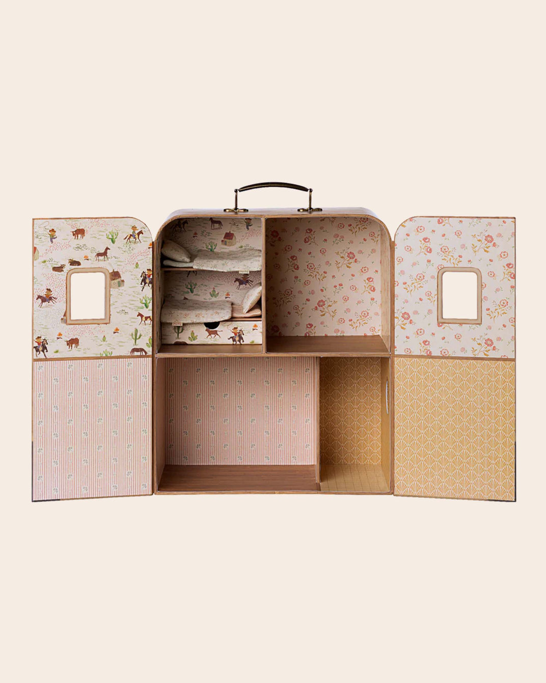 Maison suitcasa beige - Maileg