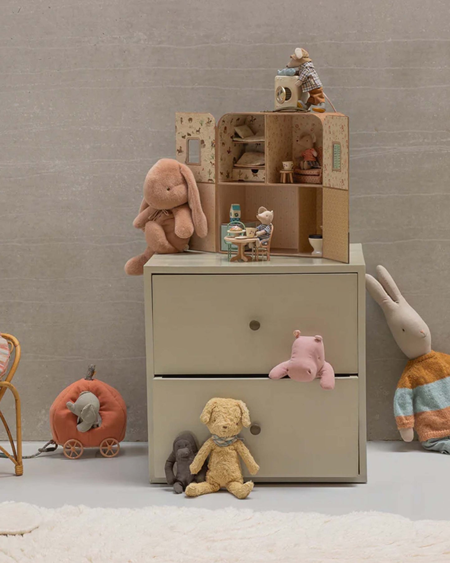 Maison suitcasa beige - Maileg