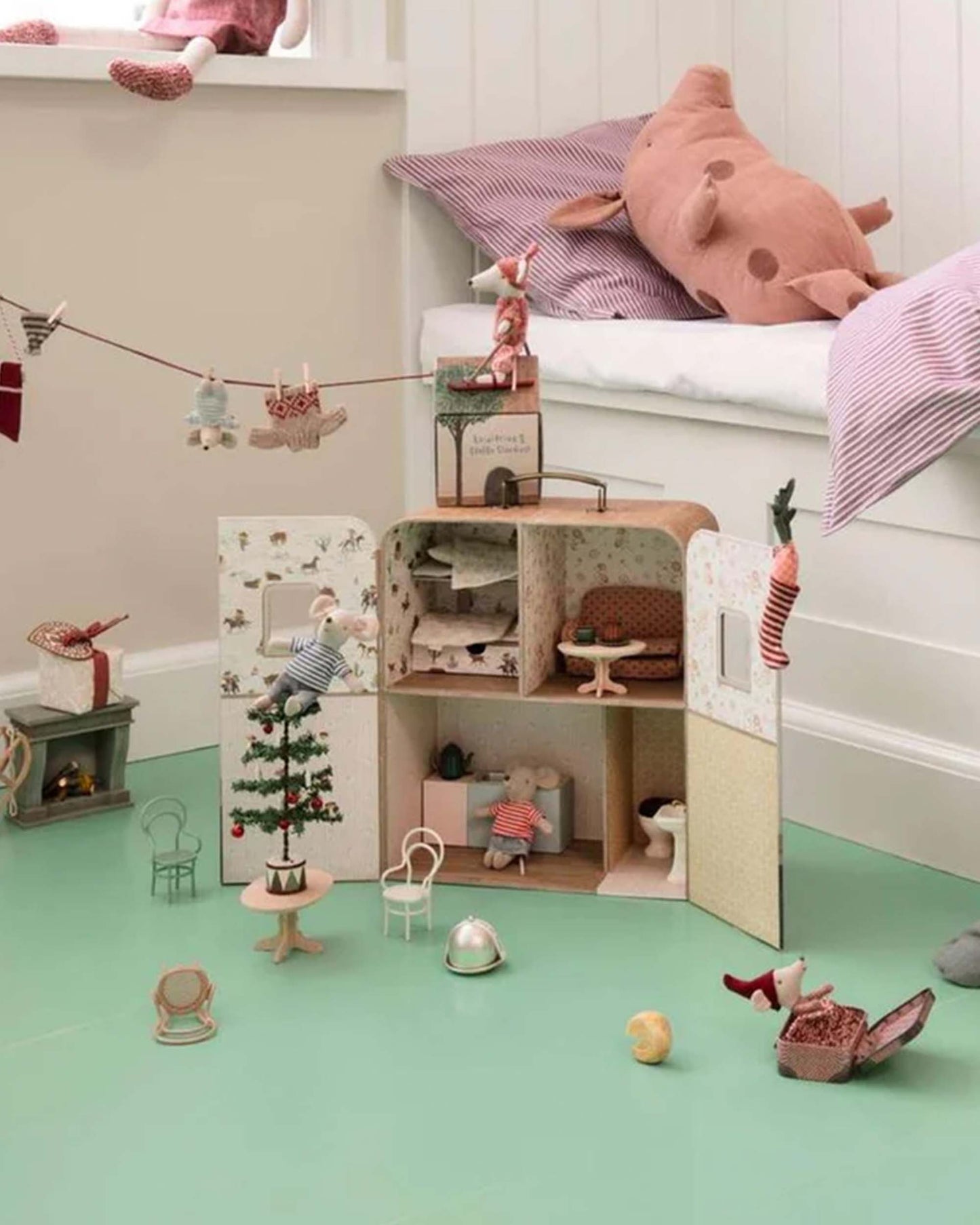 Maison suitcasa beige - Maileg