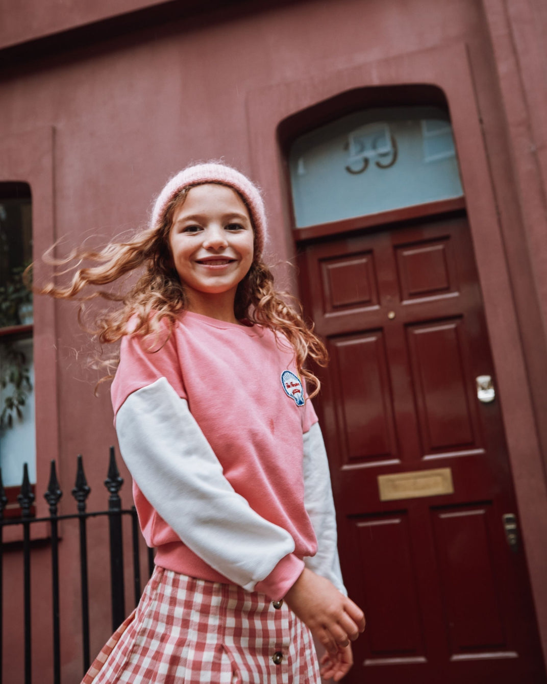 Sweat badges coton bio rose