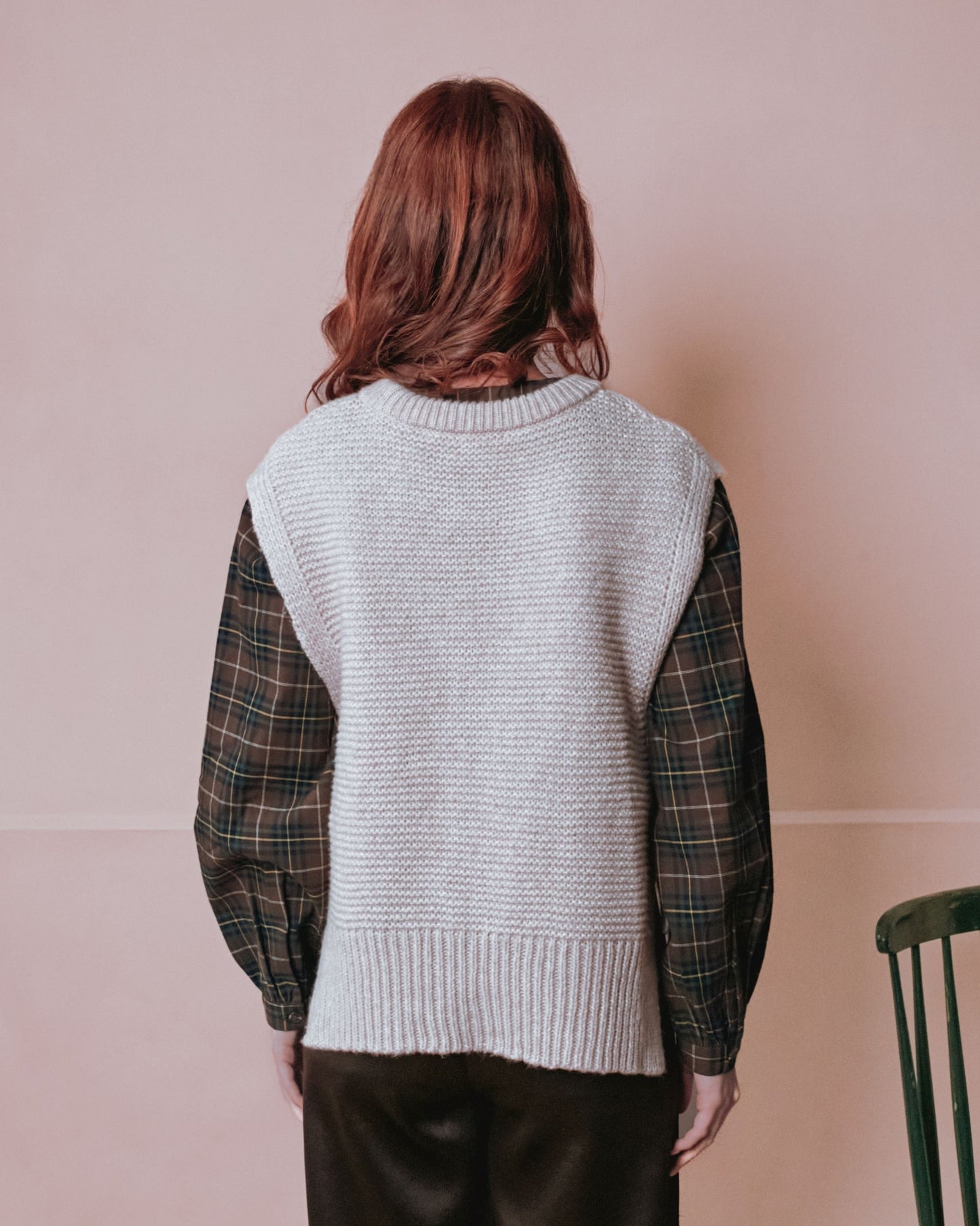 Pull sans manches - A nouer beige