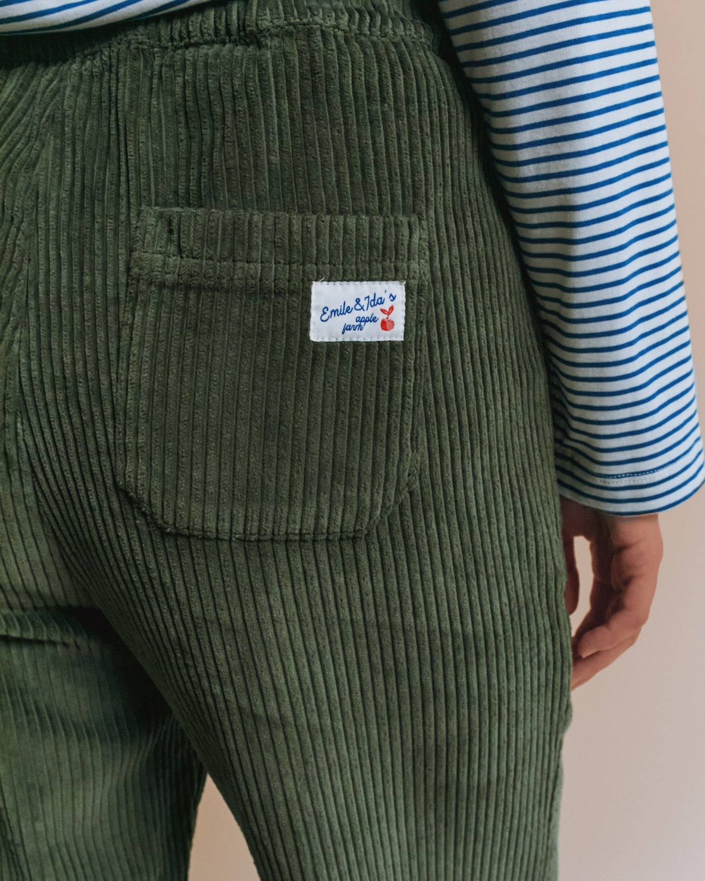Pantalon - Velours cotelé vert pistache