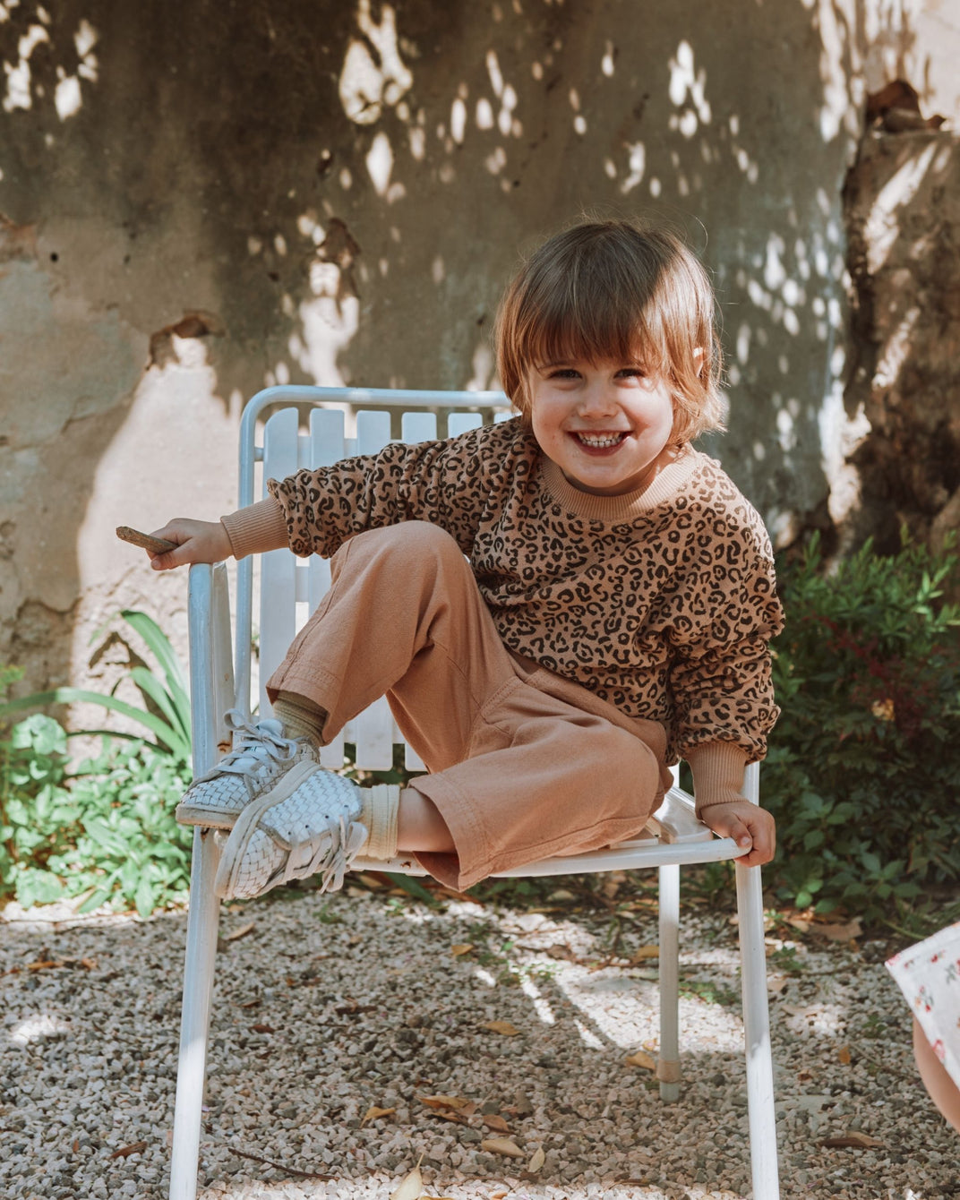Sweat éponge léopard