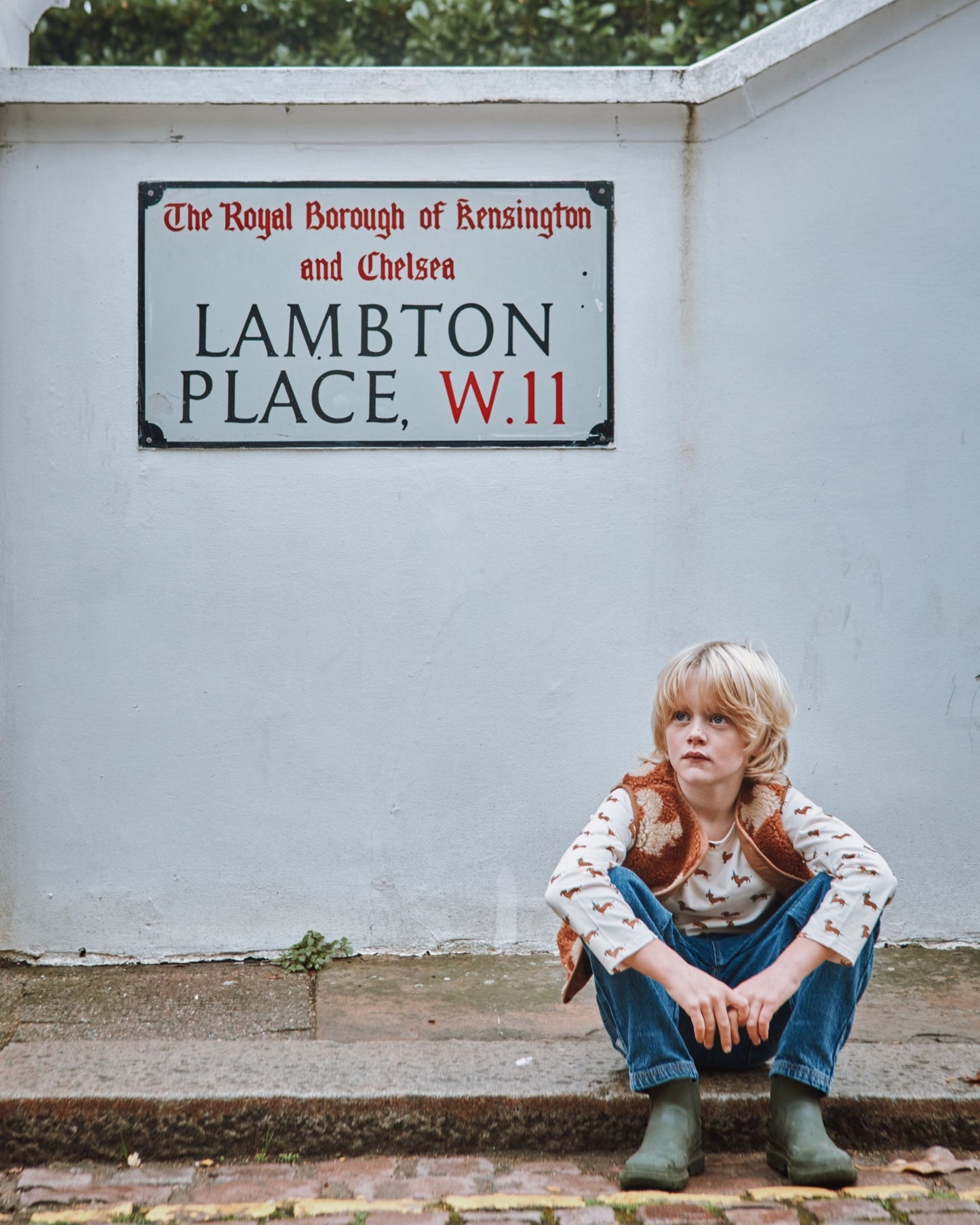 T-shirt teckels coton bio écru