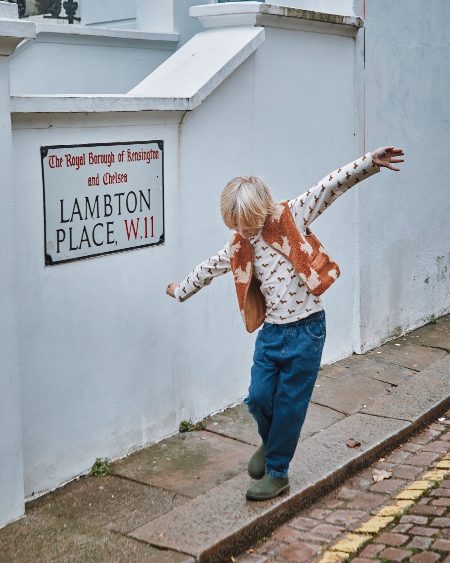 T-shirt teckels coton bio écru