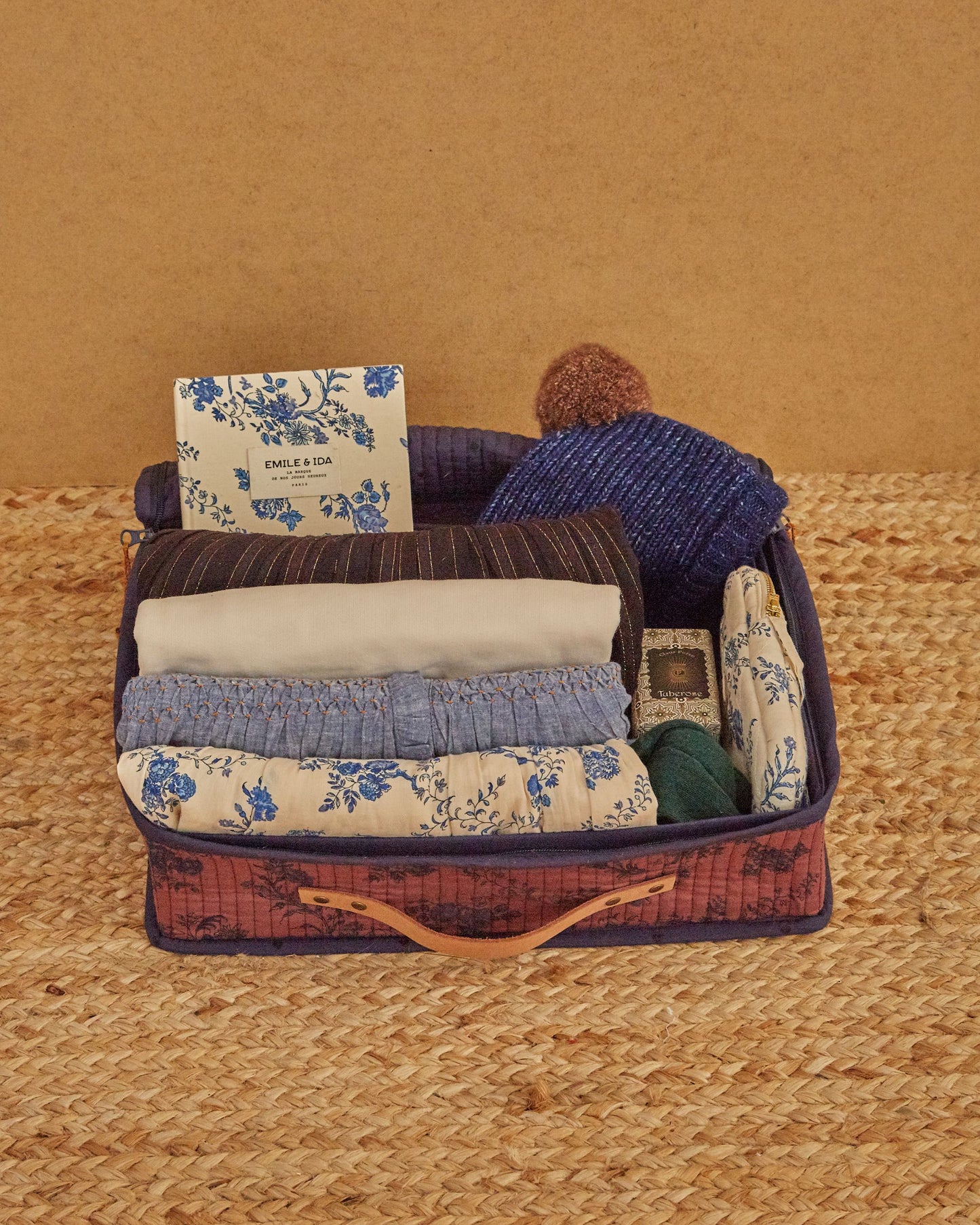 Valise matelassée orchid violine