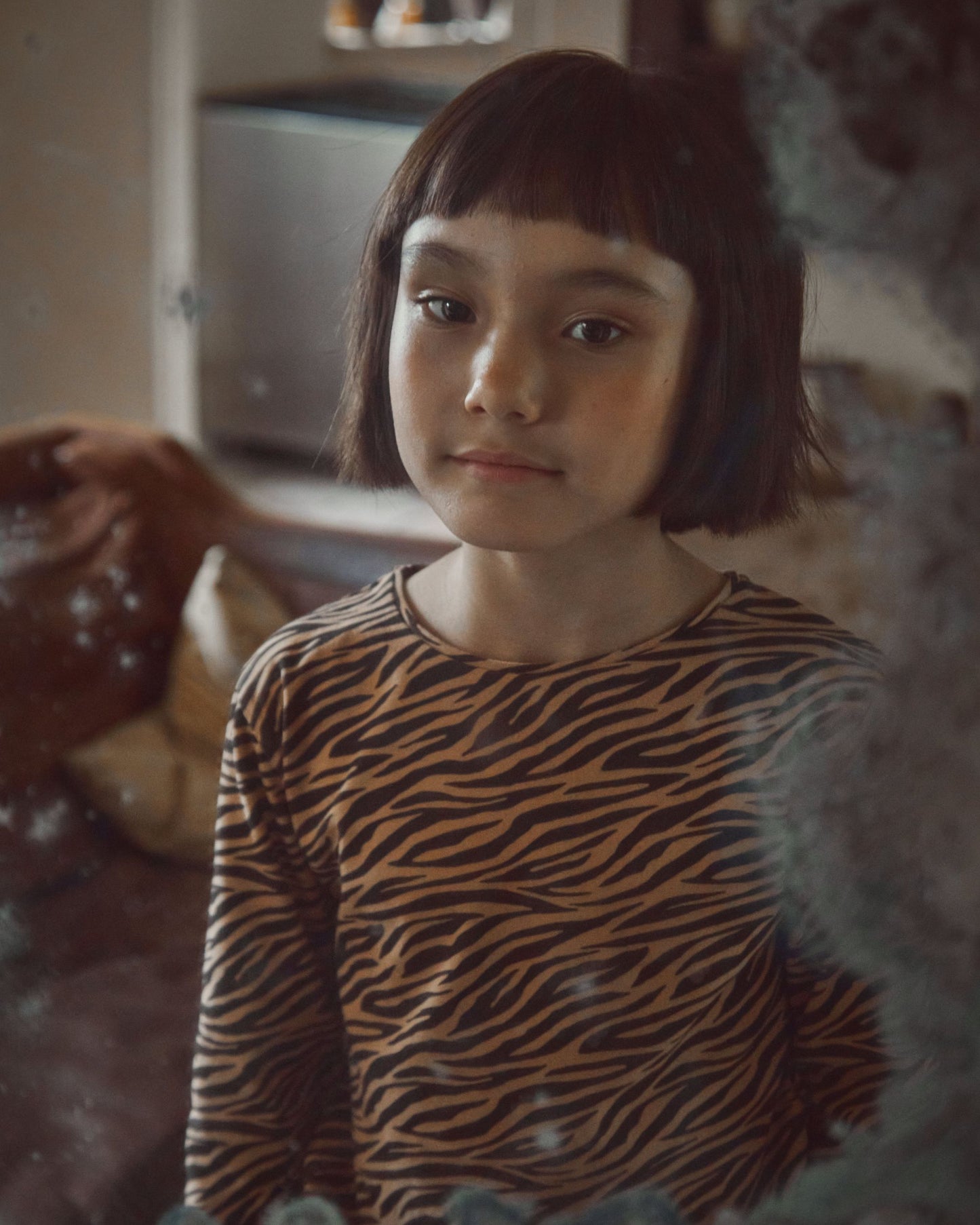 T-shirt coton bio zèbre