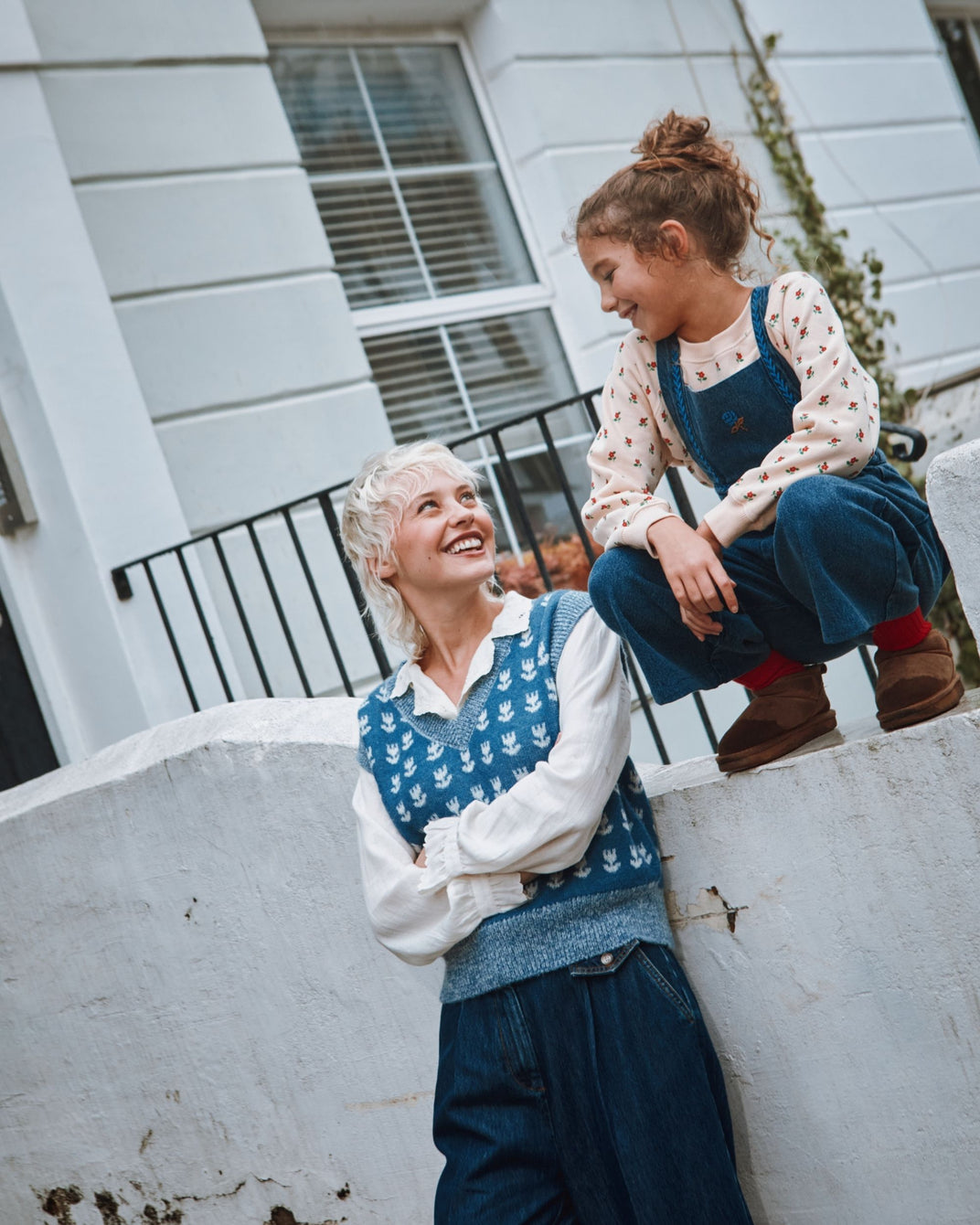 blue tulip sleeveless sweater