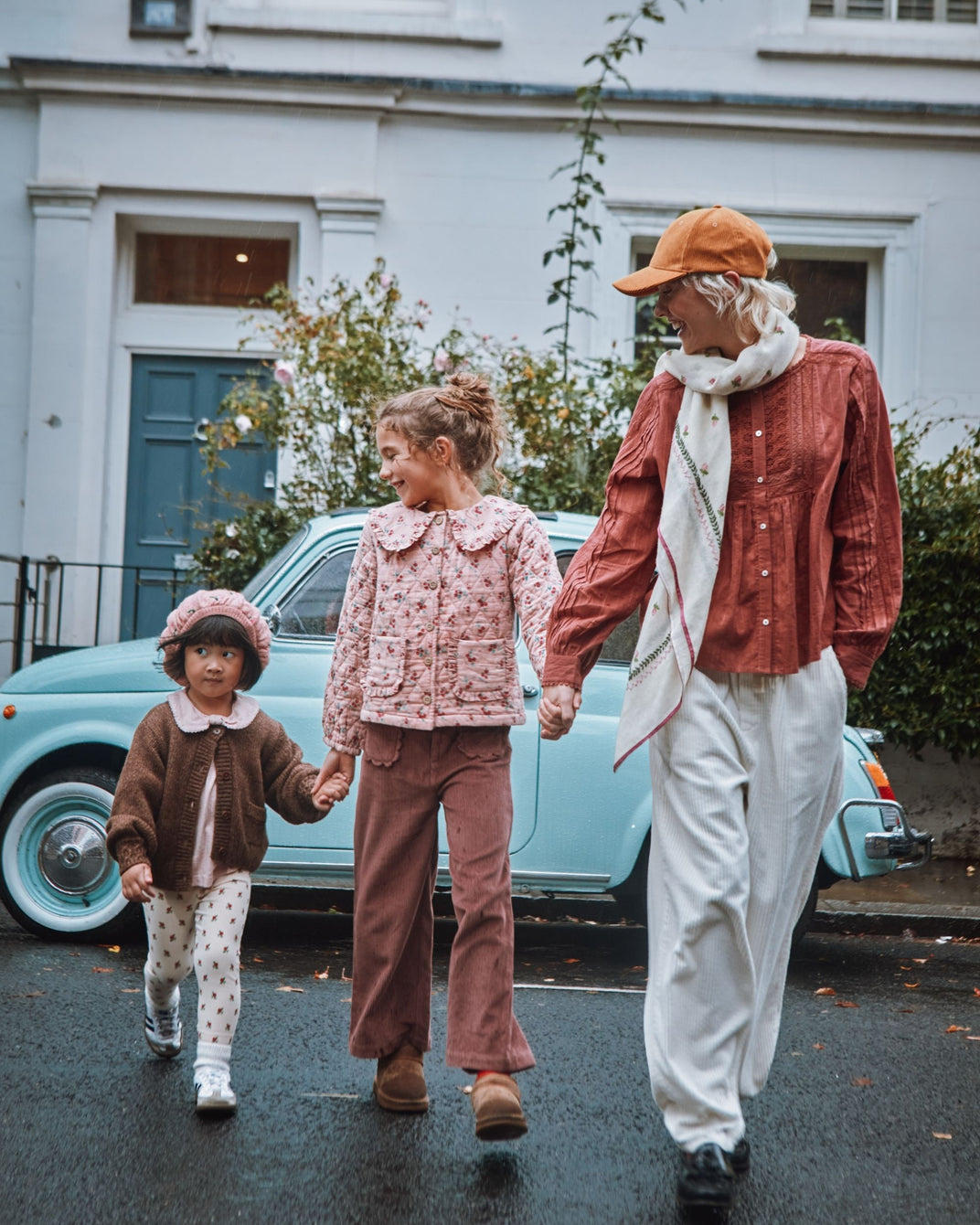 Pantalon velours cotelé écru