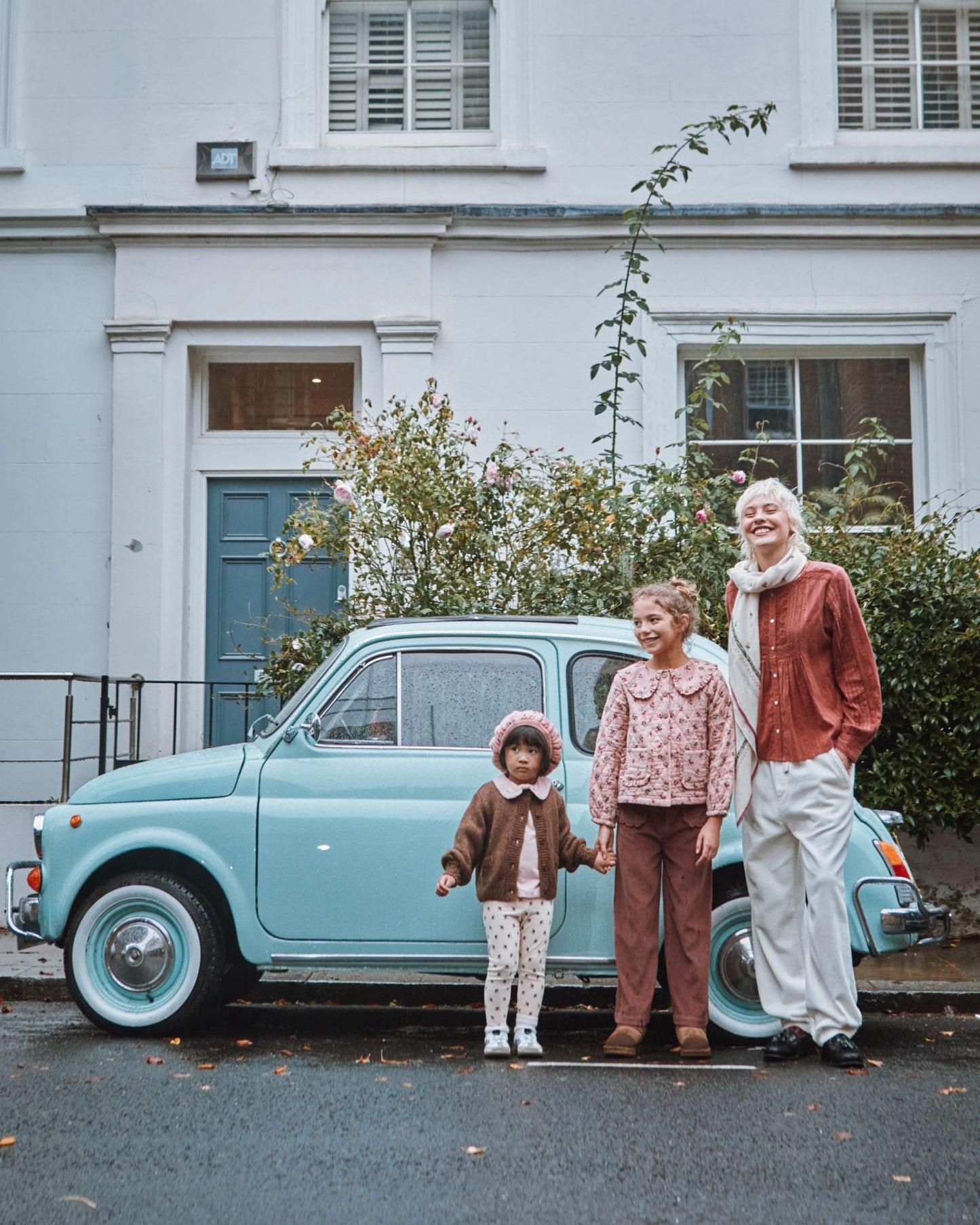 Pantalon velours cotelé écru
