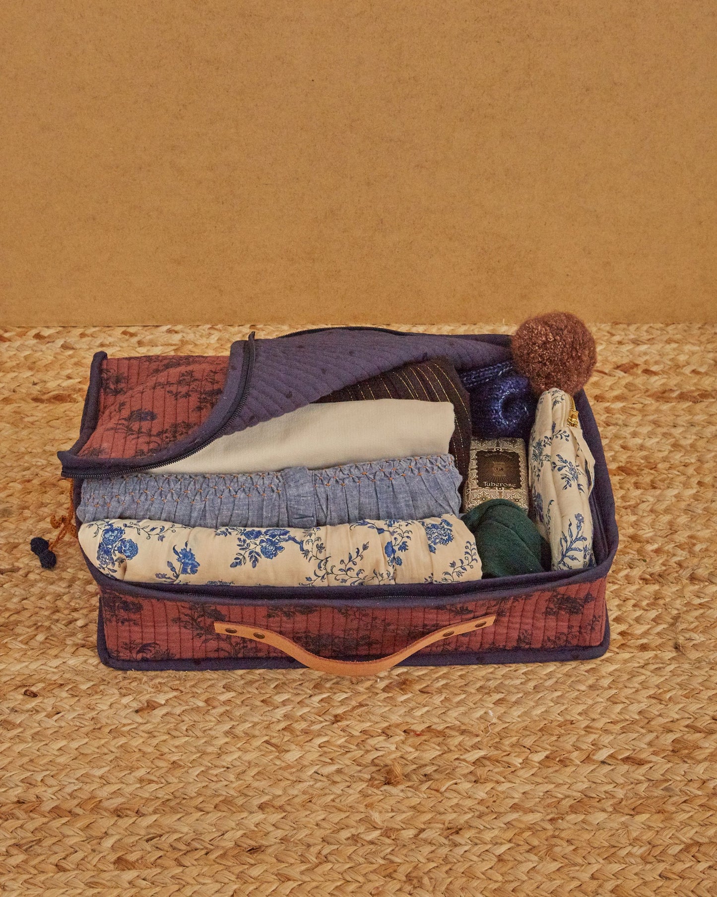 Valise matelassée orchid violine