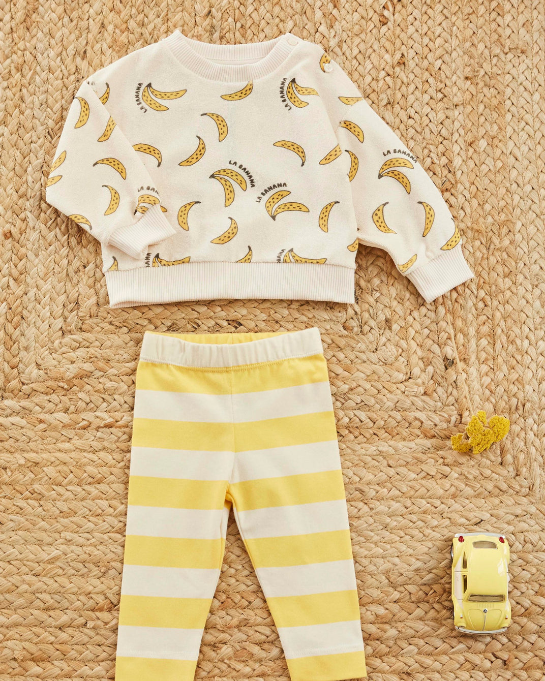 Sweat - Éponge banane crème