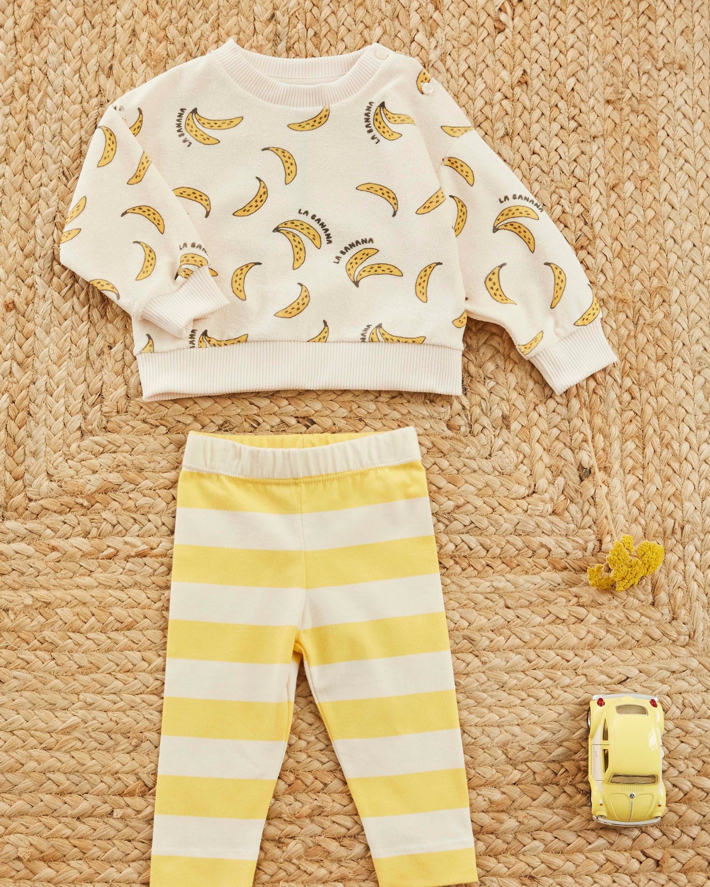 Sweat - Éponge banane crème