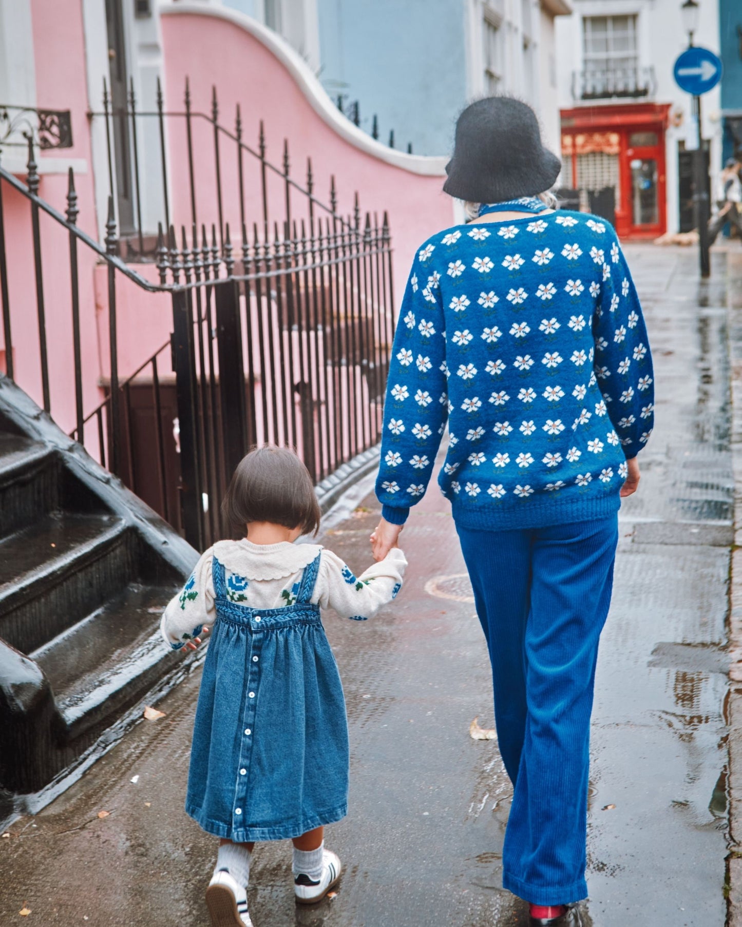 loose denim strap dress