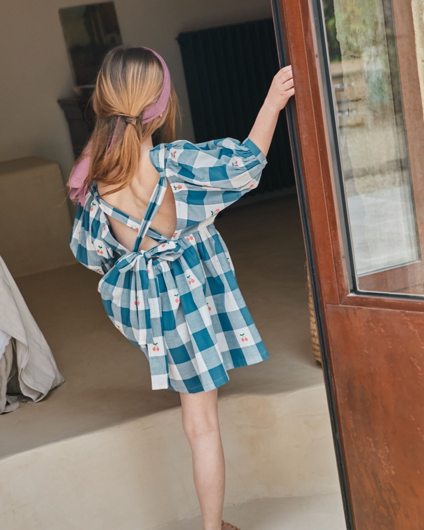 Robe - Vichy bleu
